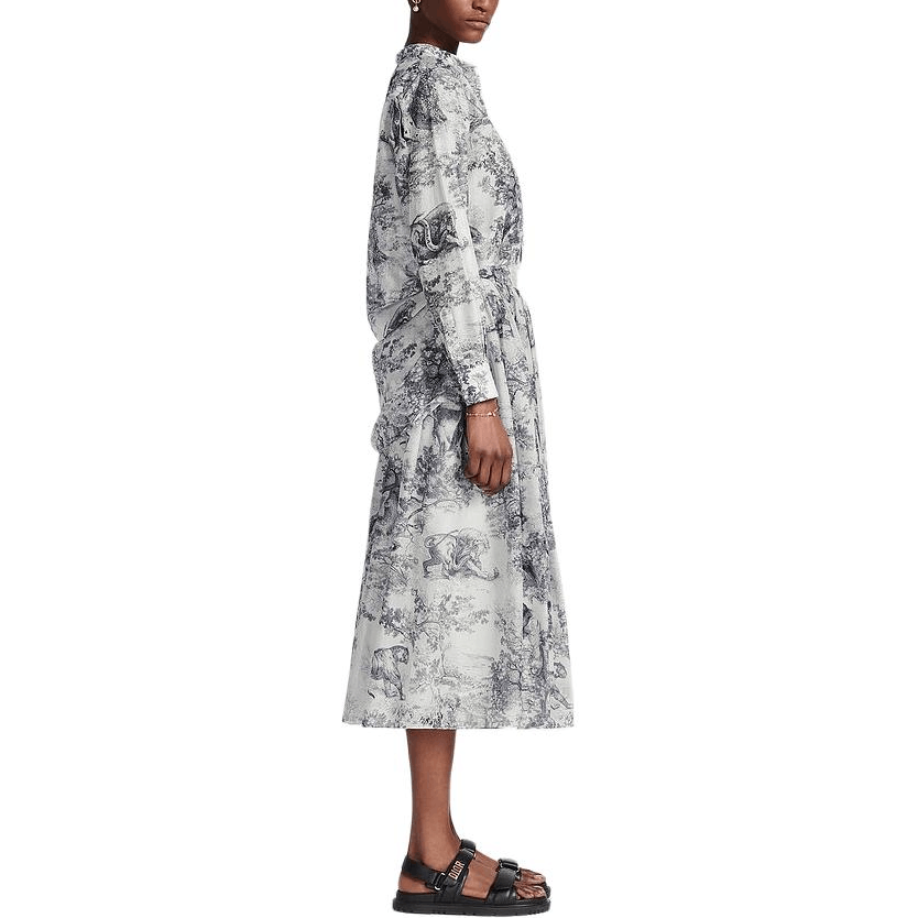 Dior Dior Toile de Jouy Midi Skirt Size 36 Size 26" / US 2 / IT 38 - 9 Thumbnail