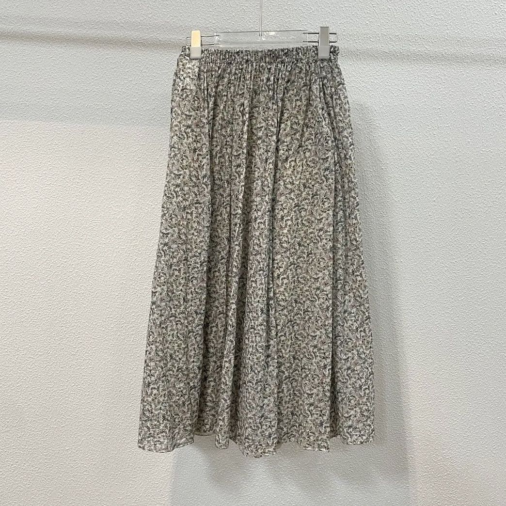 Dior Dior Floral Print Midi Skirt Size FR 36 Size 26" / US 2 / IT 38 - 2 Thumbnail