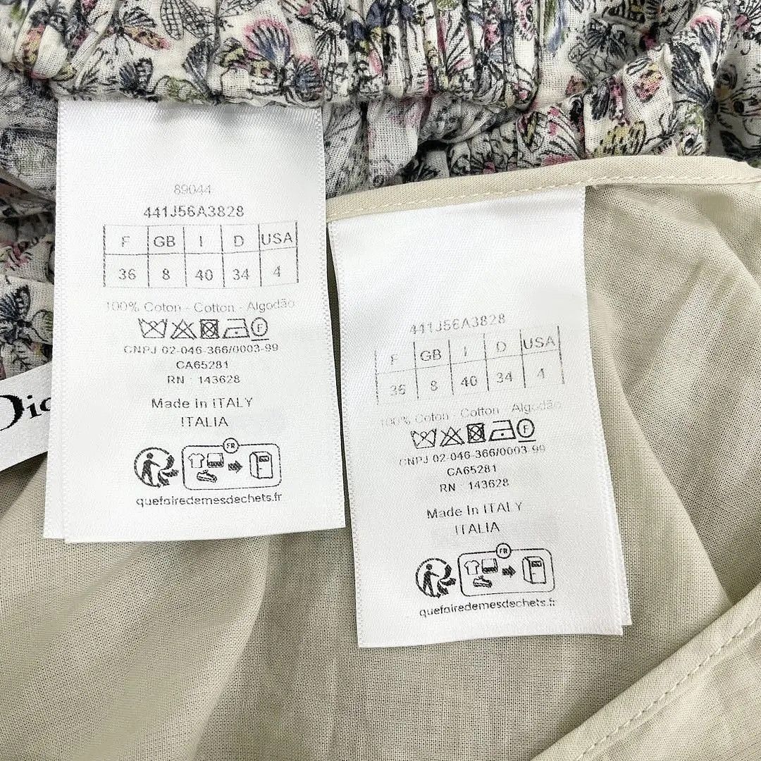 Dior Dior Floral Print Midi Skirt Size FR 36 Size 26" / US 2 / IT 38 - 4 Thumbnail