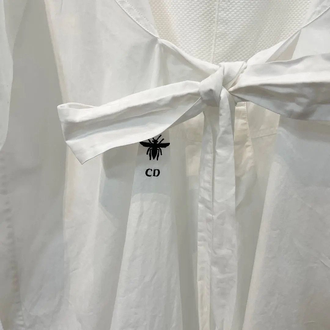 Dior Dior Bee Detail Tie-Front Shirt Size IT 42 Size M / US 6-8 / IT 42-44 - 5 Thumbnail