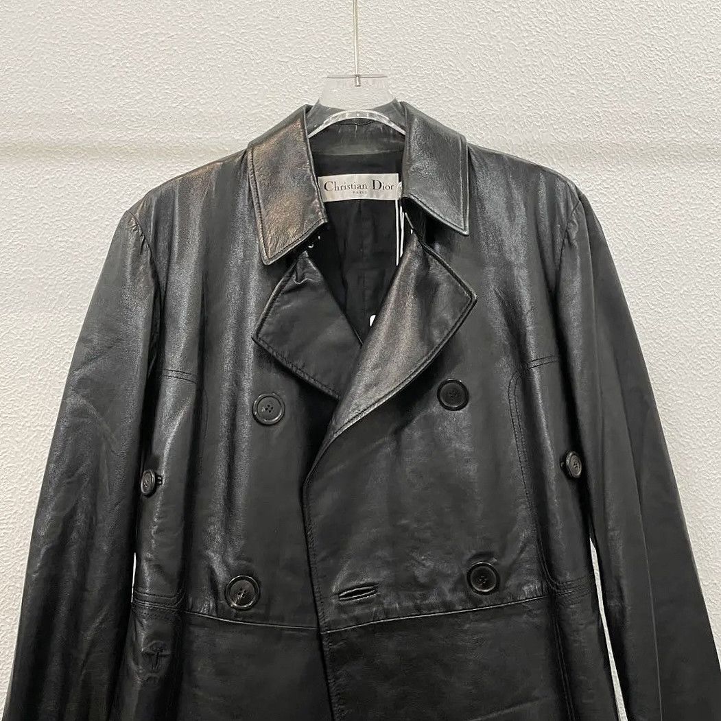 Dior Christian Dior Lamb Leather Trench Coat Size 38 Size S / US 4 / IT 40 - 3 Thumbnail