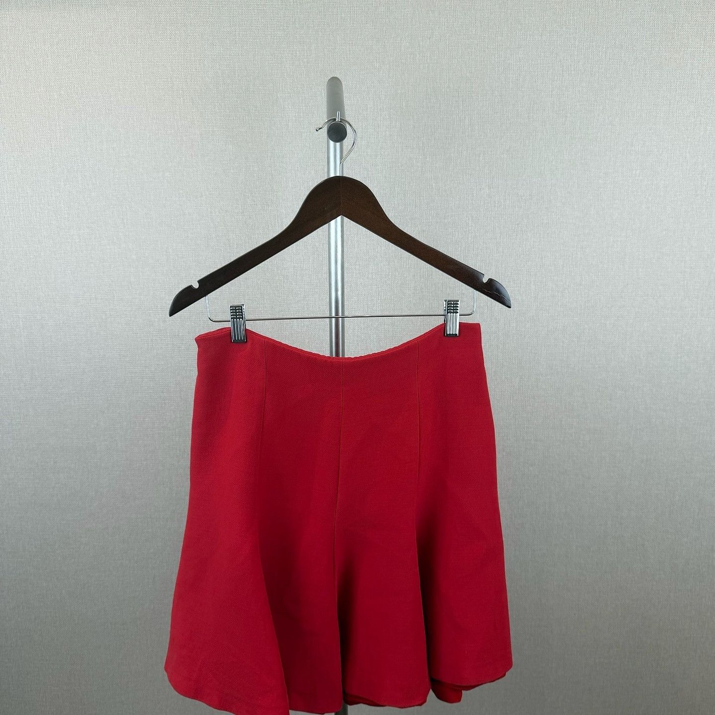 Dior Christian Dior Red Wool Silk Mini Skirt Size 46 Size 32" / US 10 / IT 46 - 7 Thumbnail
