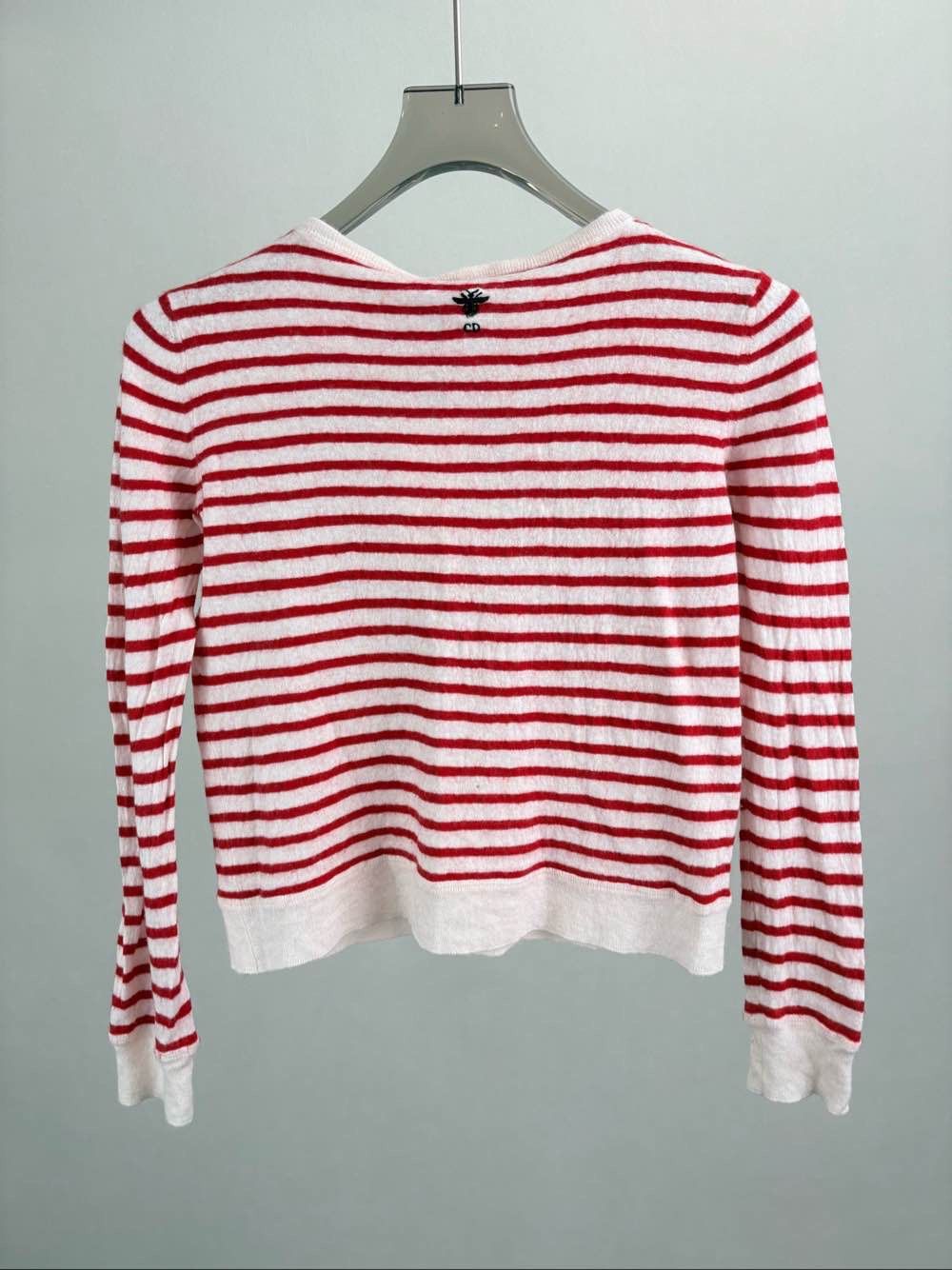 Dior Dior I Love You Striped Sweater Size FR 34 Size XS / US 0-2 / IT 36-38 - 2 Thumbnail