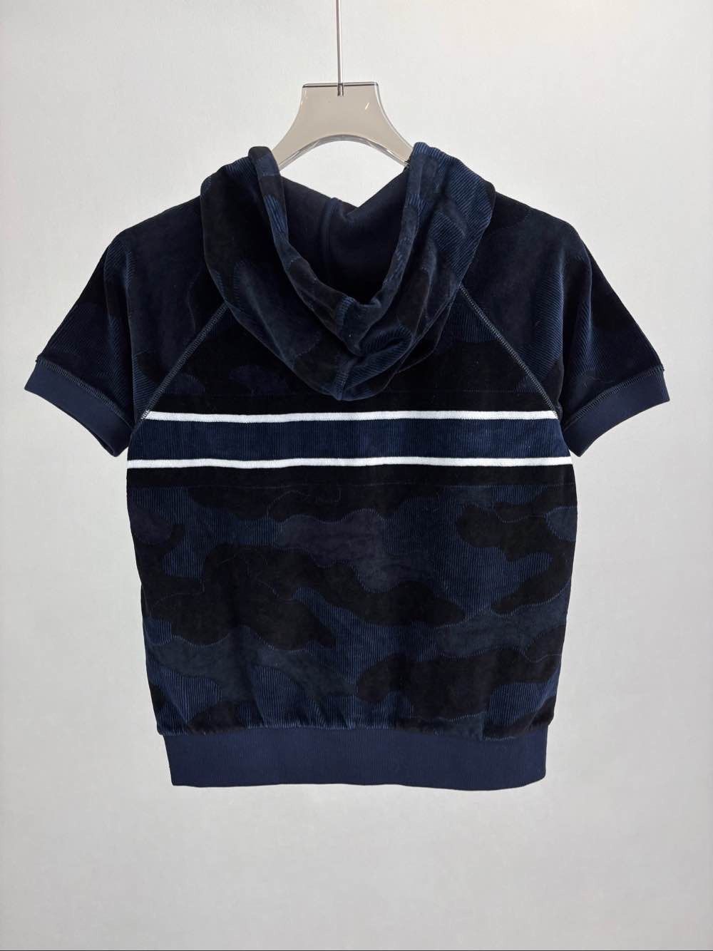 Dior Dior Camouflage Velvet Hoodie Size S Size US S / EU 44-46 / 1 - 2 Thumbnail