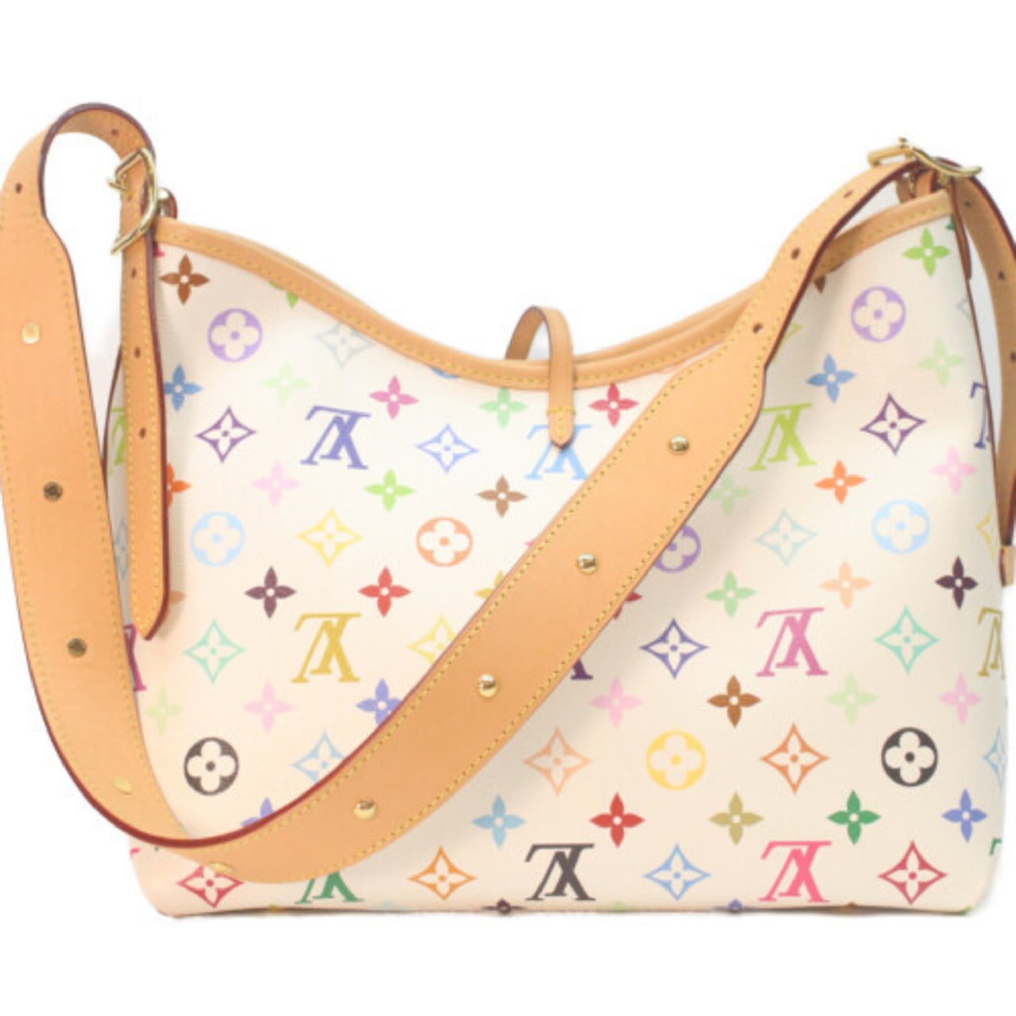 Louis Vuitton LOUIS VUITTON x TM Takashi Murakami M13661 Carryall PM Shoulder Bag Monogram Multicolor Gold Hardware Women's Size ONE SIZE - 3 Thumbnail