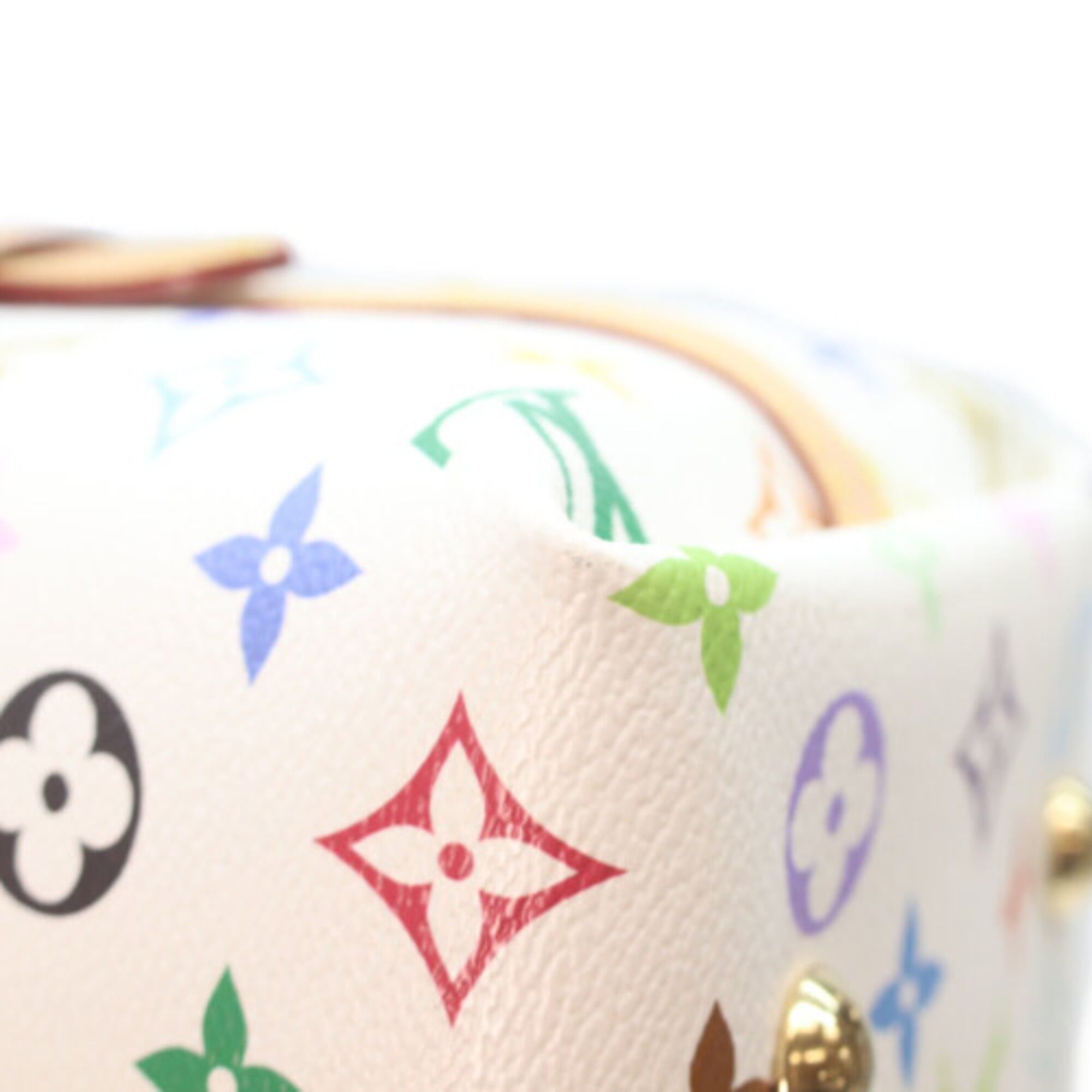 Louis Vuitton LOUIS VUITTON x TM Takashi Murakami M13661 Carryall PM Shoulder Bag Monogram Multicolor Gold Hardware Women's Size ONE SIZE - 9 Thumbnail