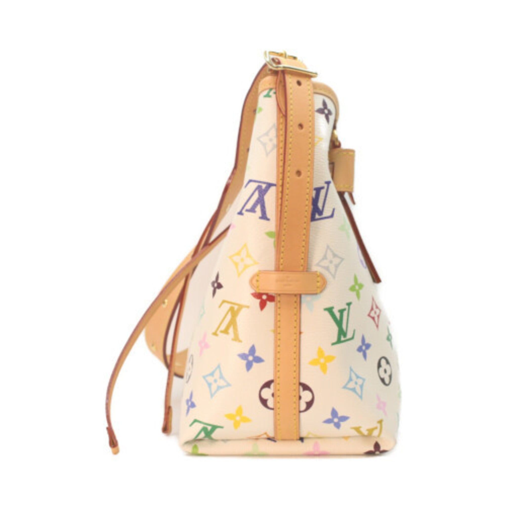 Louis Vuitton LOUIS VUITTON x TM Takashi Murakami M13661 Carryall PM Shoulder Bag Monogram Multicolor Gold Hardware Women's Size ONE SIZE - 2 Thumbnail