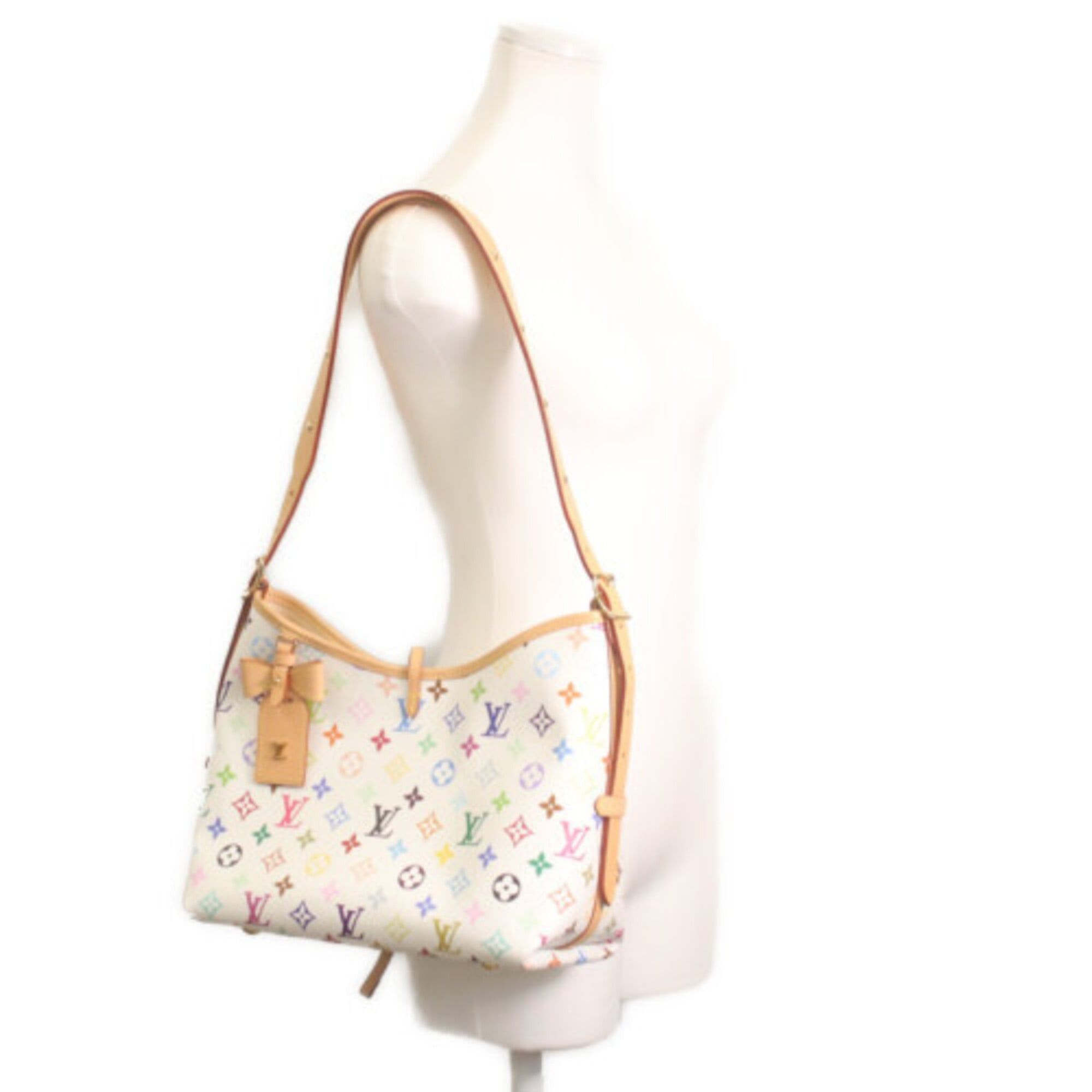 Louis Vuitton LOUIS VUITTON x TM Takashi Murakami M13661 Carryall PM Shoulder Bag Monogram Multicolor Gold Hardware Women's Size ONE SIZE - 13 Thumbnail
