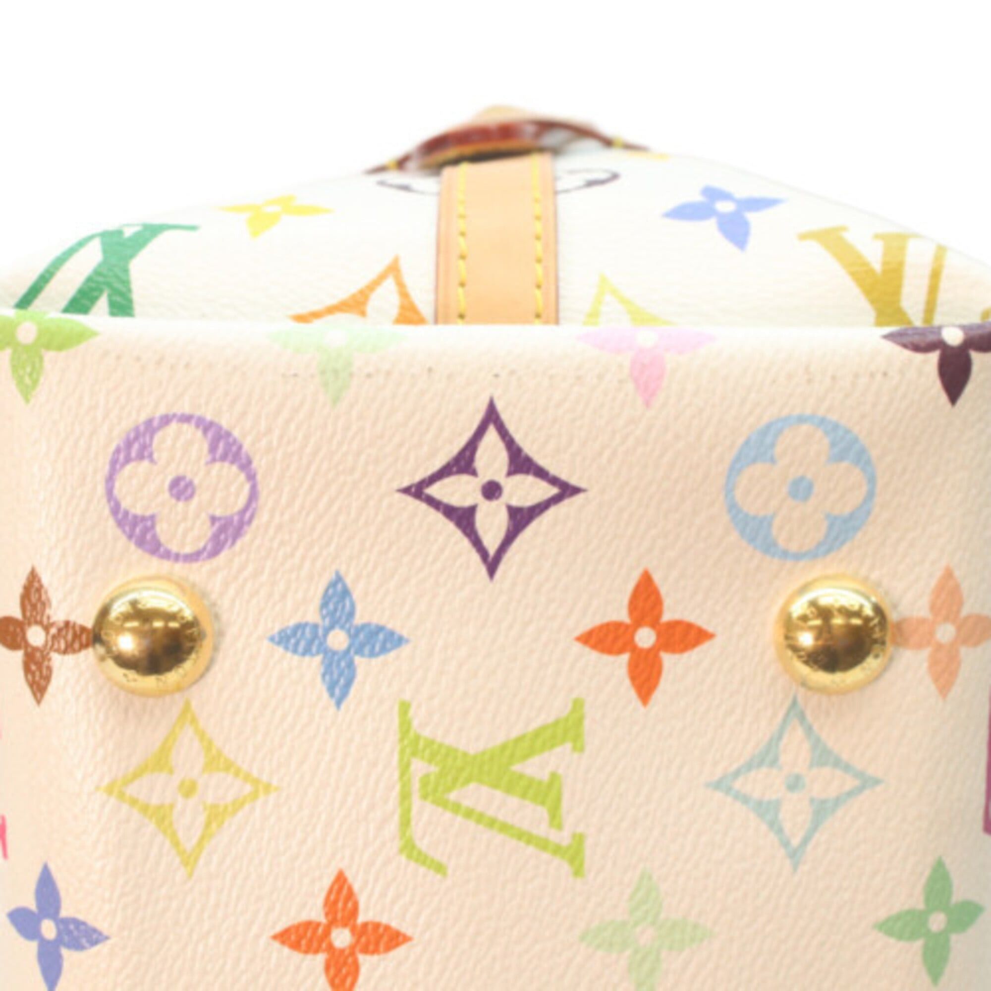 Louis Vuitton LOUIS VUITTON x TM Takashi Murakami M13661 Carryall PM Shoulder Bag Monogram Multicolor Gold Hardware Women's Size ONE SIZE - 8 Thumbnail
