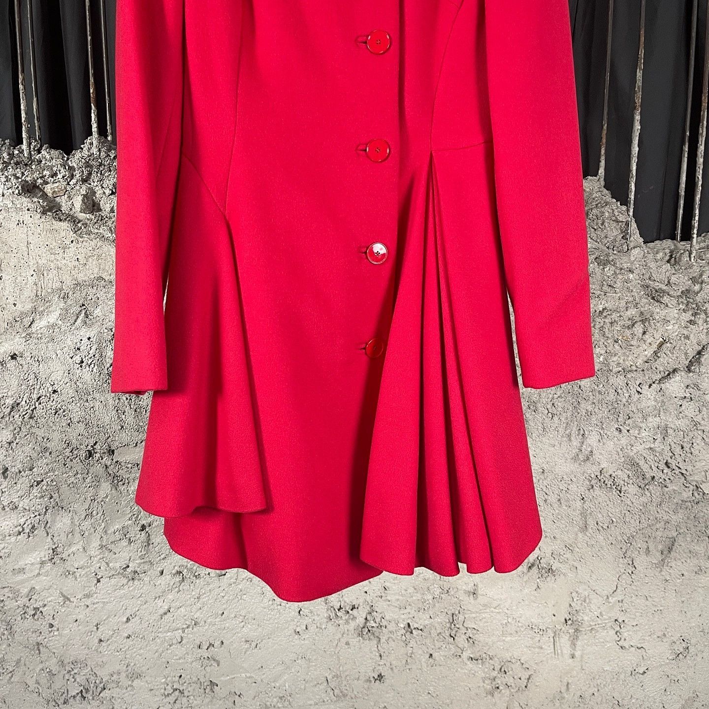 Dior Christian Dior Red Cashmere Coat Size 34 Size XS / US 0-2 / IT 36-38 - 7 Thumbnail