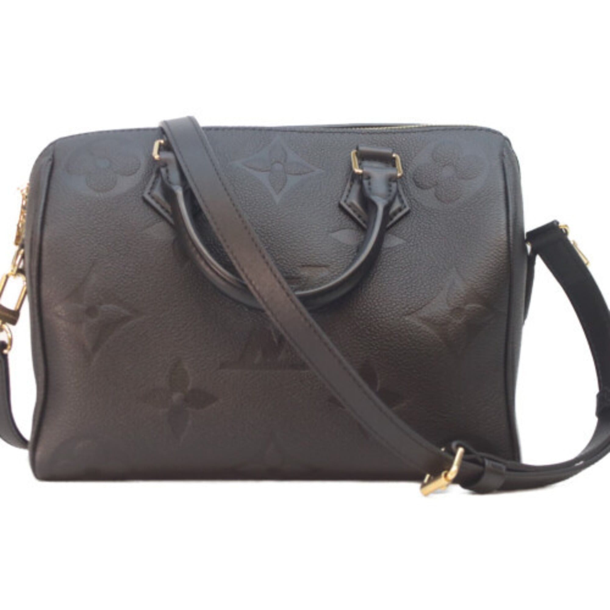 Louis Vuitton LOUIS VUITTON M58951 Monogram Empreinte Noir Speedy 25 Shoulder Bag Black Gold Hardware Women's Size ONE SIZE - 3 Thumbnail