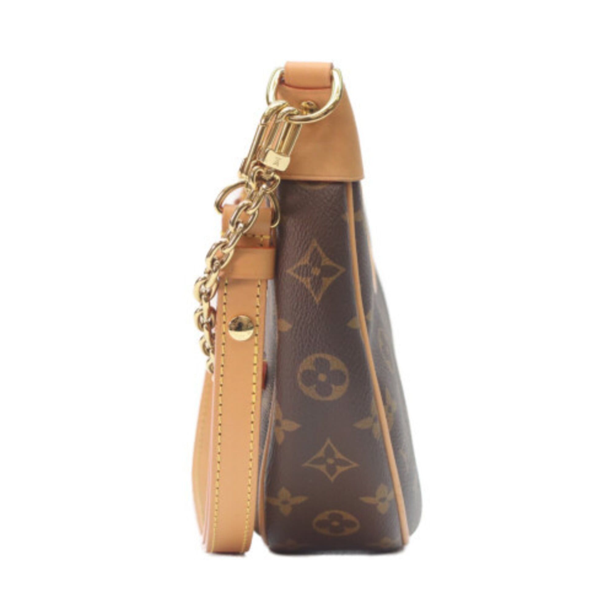 Louis Vuitton LOUIS VUITTON M81098 Monogram Loop Shoulder Bag, Beige, Gold Hardware, Women's Size ONE SIZE - 4 Thumbnail