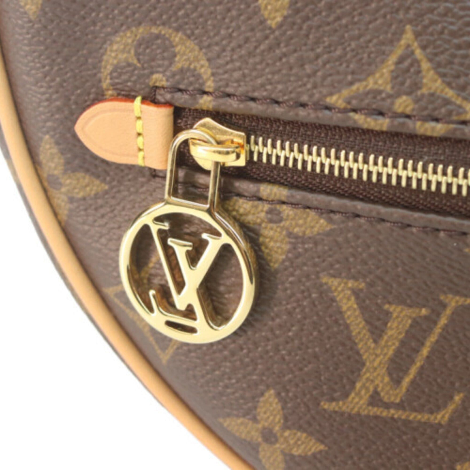 Louis Vuitton LOUIS VUITTON M81098 Monogram Loop Shoulder Bag, Beige, Gold Hardware, Women's Size ONE SIZE - 6 Thumbnail