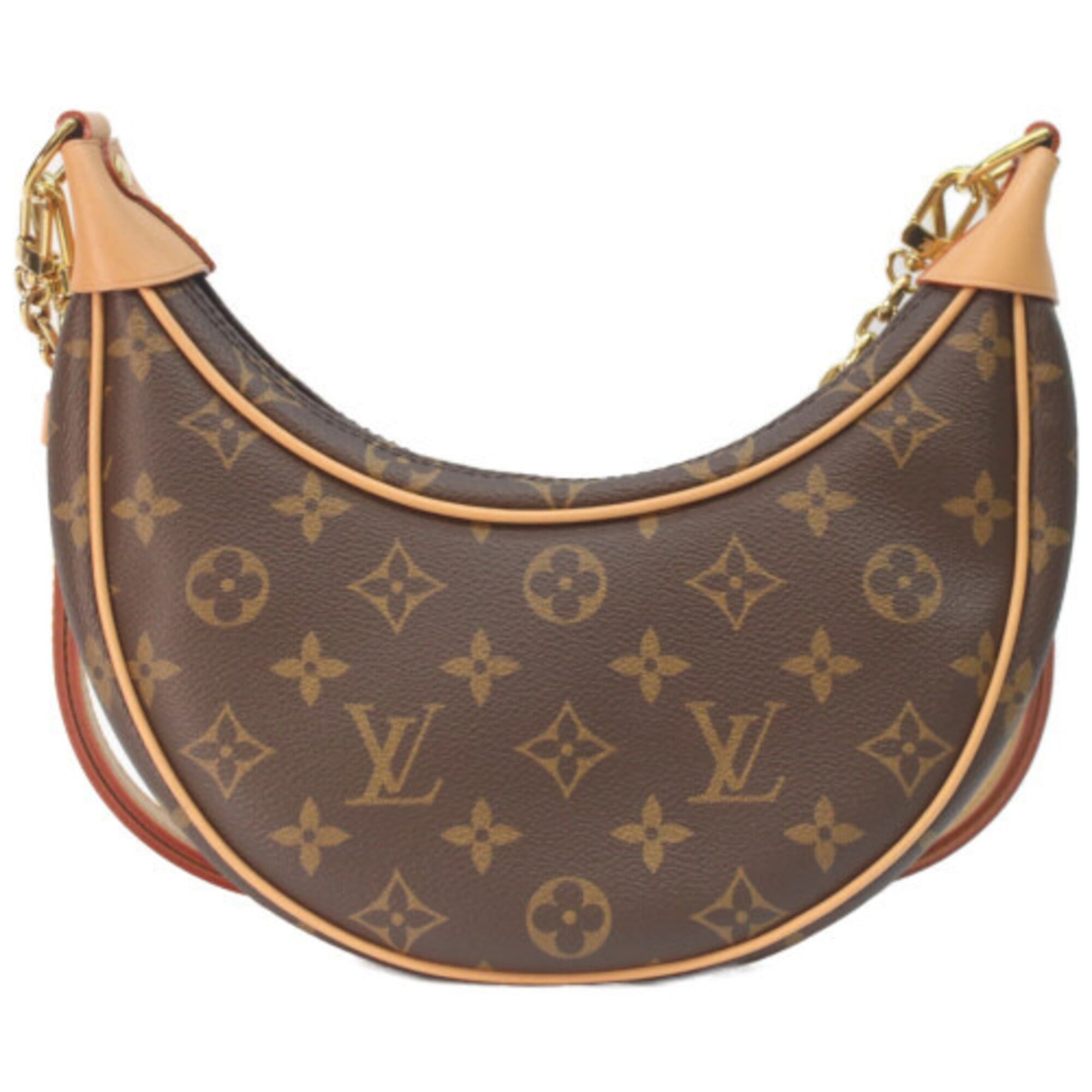 Louis Vuitton LOUIS VUITTON M81098 Monogram Loop Shoulder Bag, Beige, Gold Hardware, Women's Size ONE SIZE - 3 Thumbnail