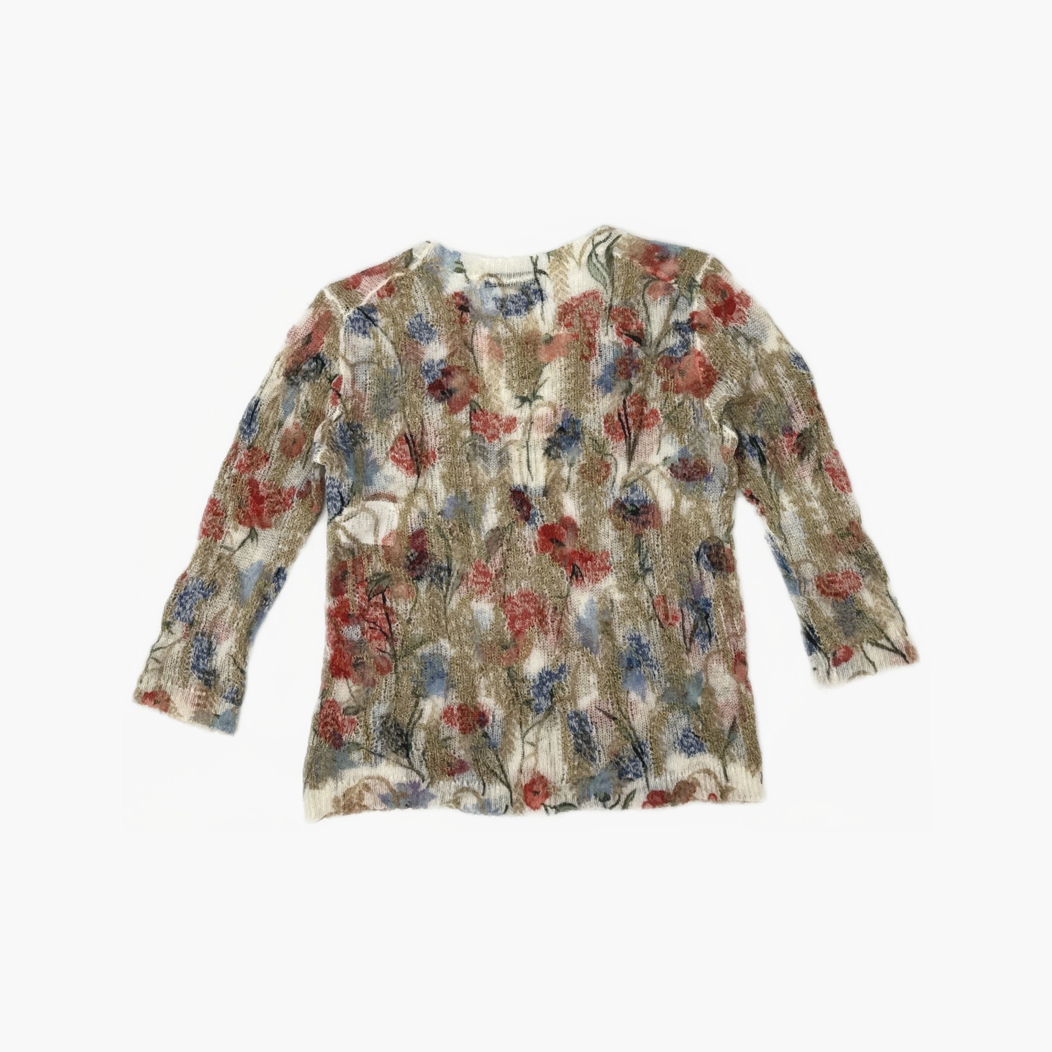Dior Dior Hibiscus Floral Sweater Size 34 Size XS / US 0-2 / IT 36-38 - 2 Thumbnail