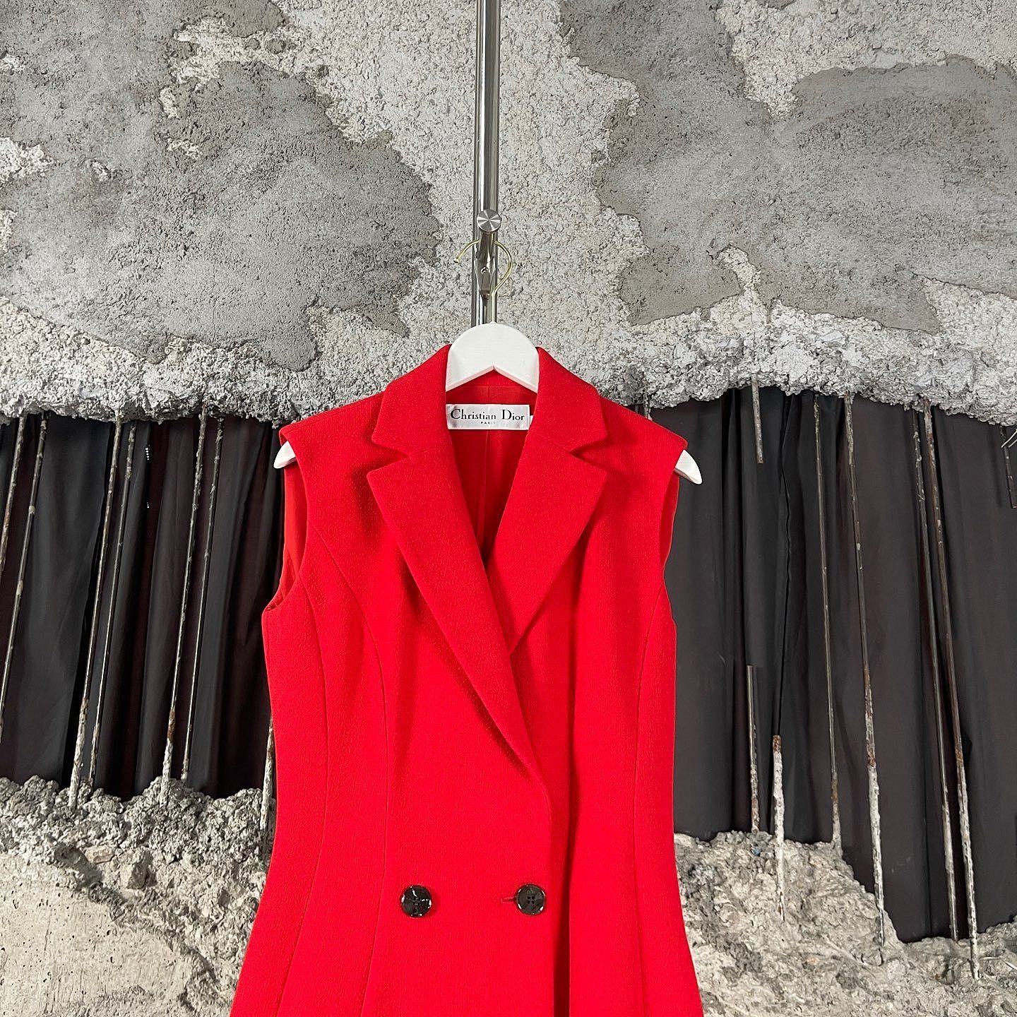 Dior Dior Wool Sleeveless Coat Size 34 Size XS / US 0-2 / IT 36-38 - 5 Thumbnail