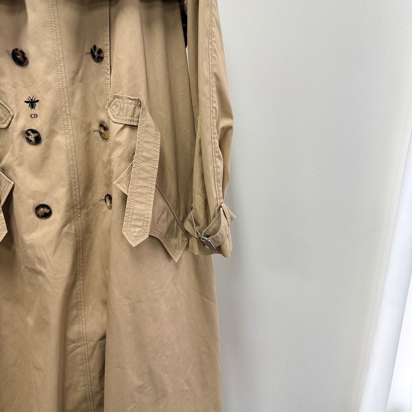Dior Christian Dior Bee Embroidery Trench Coat Size 40 Size M / US 6-8 / IT 42-44 - 8 Thumbnail