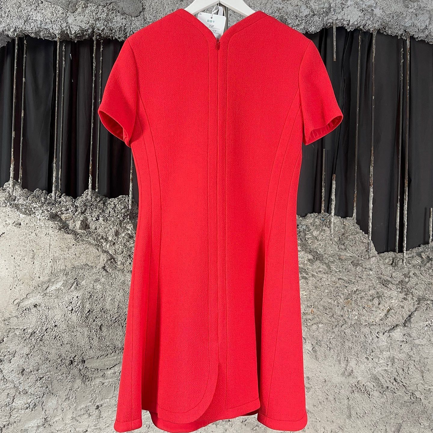 Dior Dior Red Wool Mini Dress Size 36 Size XS / US 0-2 / IT 36-38 - 2 Thumbnail