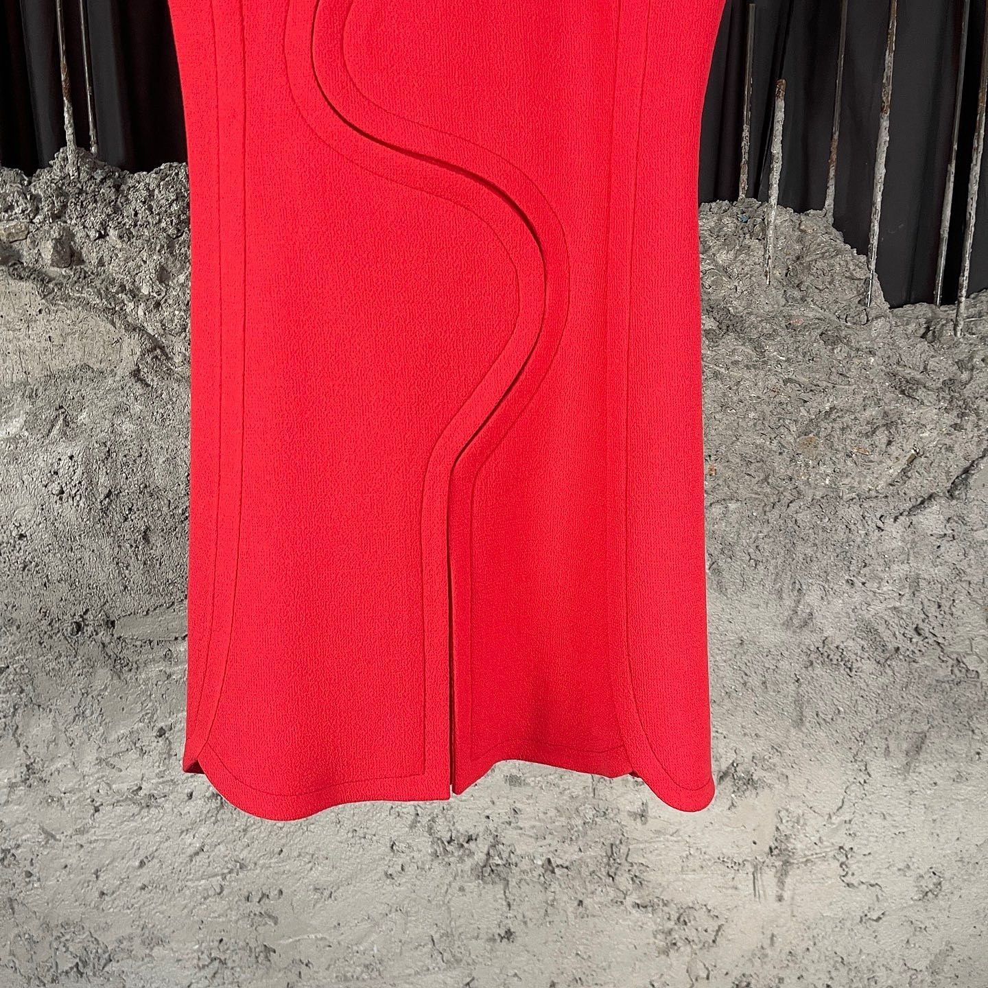 Dior Dior Red Wool Mini Dress Size 36 Size XS / US 0-2 / IT 36-38 - 6 Thumbnail