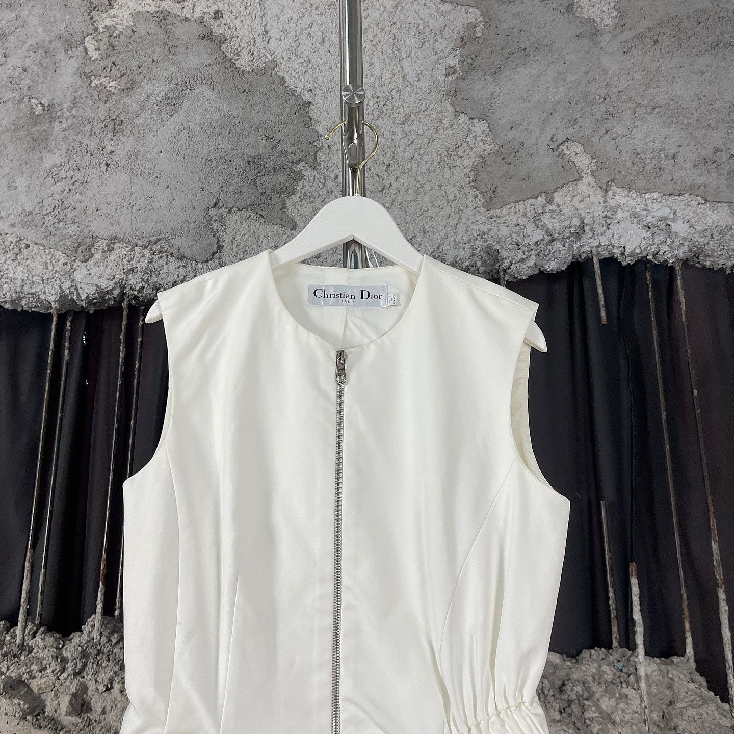 Dior Dior White Zip Front Bow Detail Vest Size 38 Size S / US 4 / IT 40 - 5 Thumbnail