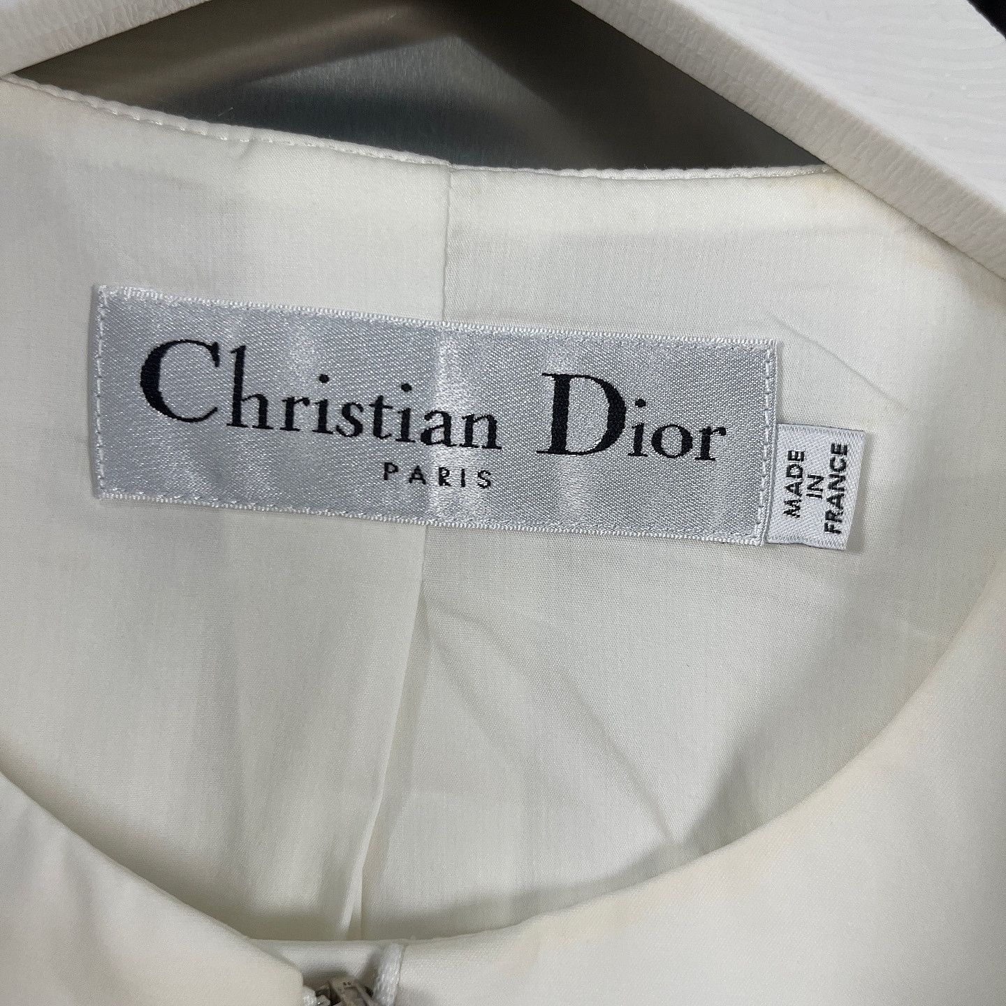 Dior Dior White Zip Front Bow Detail Vest Size 38 Size S / US 4 / IT 40 - 3 Thumbnail
