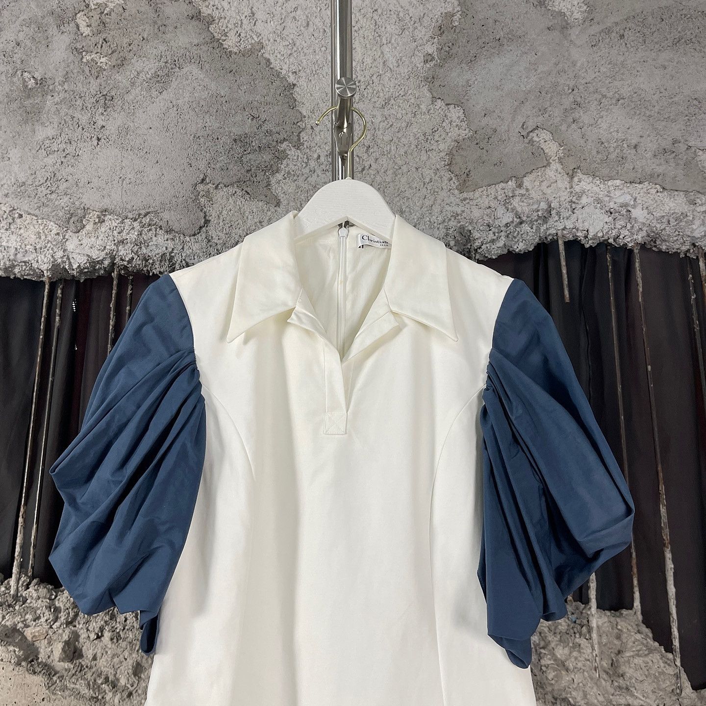 Dior Dior Contrast Sleeve Mini Dress Size 34 Size XS / US 0-2 / IT 36-38 - 5 Thumbnail