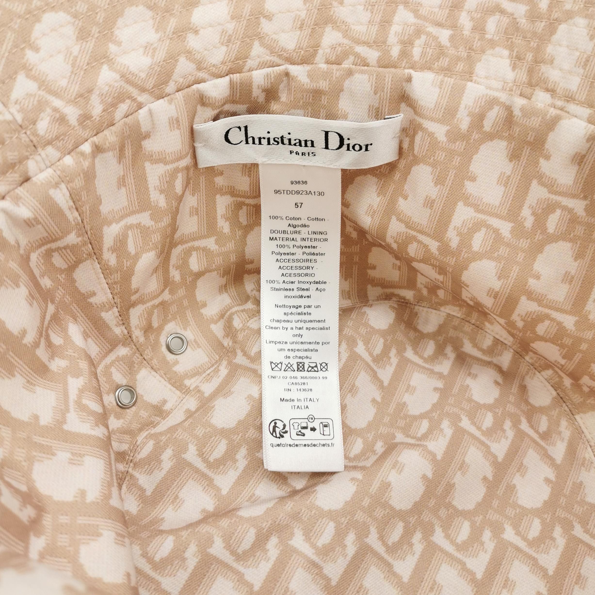Dior Dior Oblique Teddy-D Reversible Bucket Hat Size 57 Size ONE SIZE - 4 Thumbnail