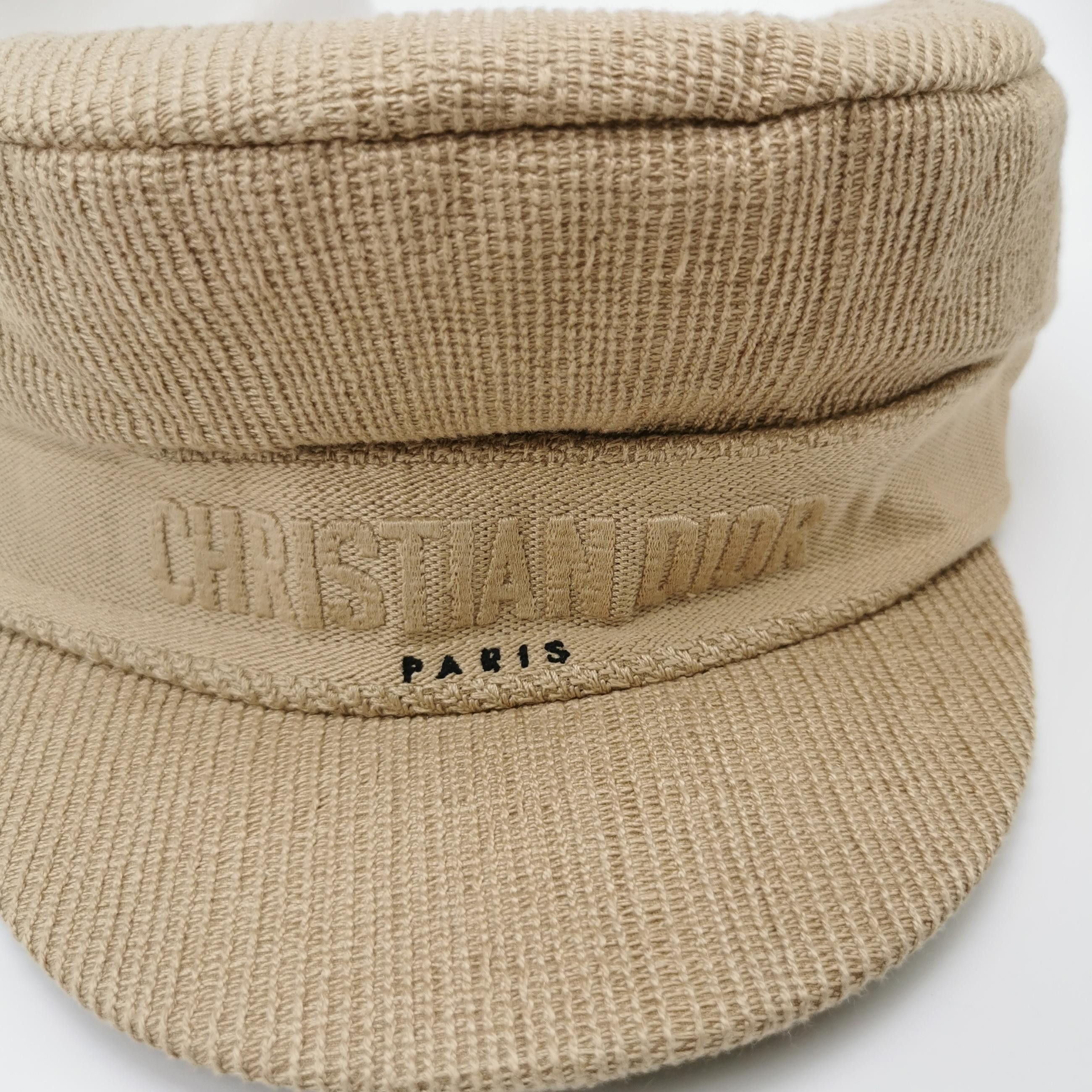 Dior Christian Dior Logo Embroidered Cotton Hat Size 57 Size ONE SIZE - 4 Thumbnail