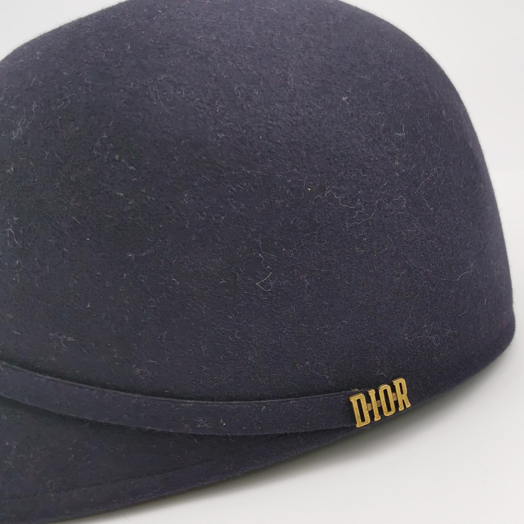 Dior Dior Bee Logo Rabbit Hair Hat Size 56 Size ONE SIZE - 4 Thumbnail