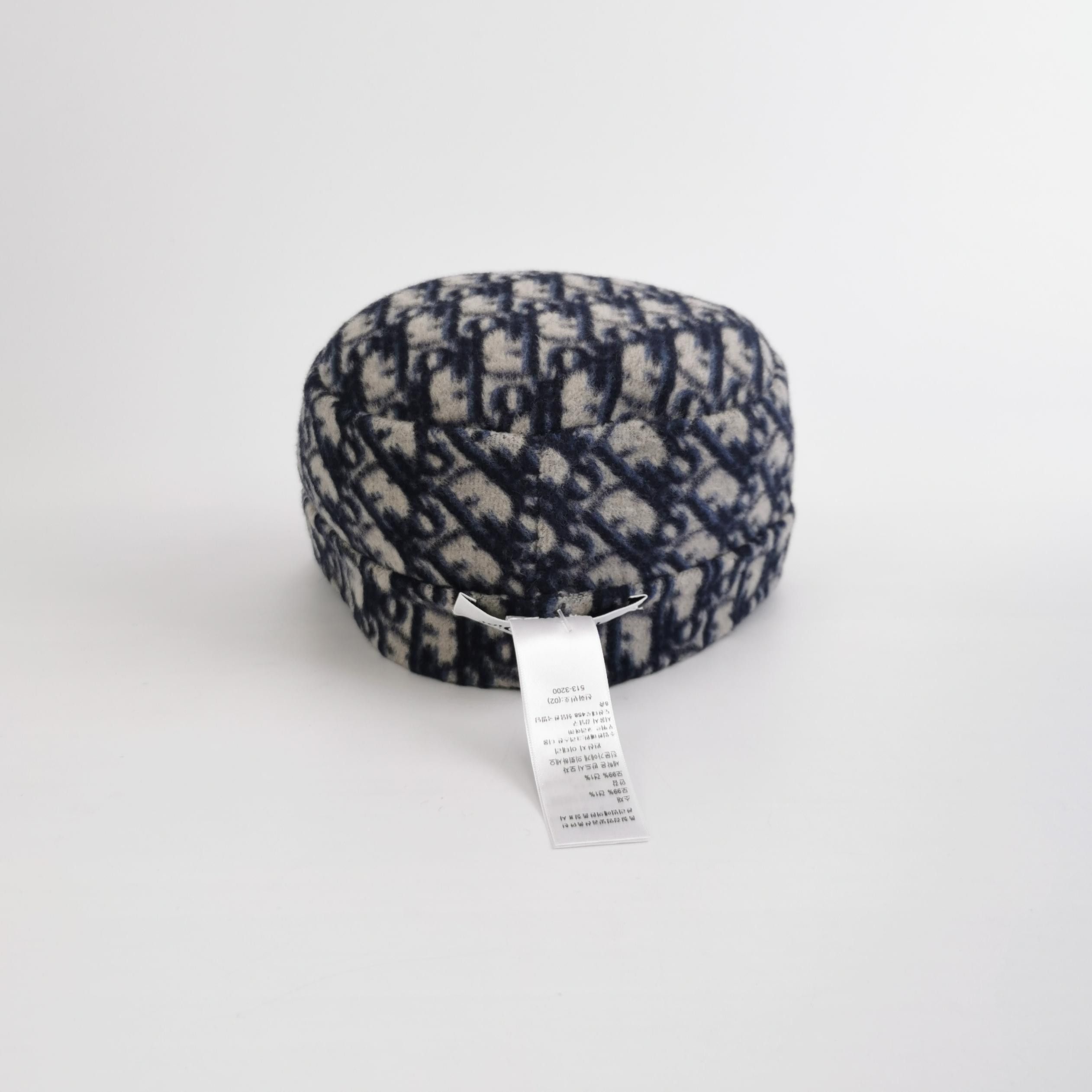 Dior Dior Oblique Wool Blend Cap Size 56 Size ONE SIZE - 3 Thumbnail
