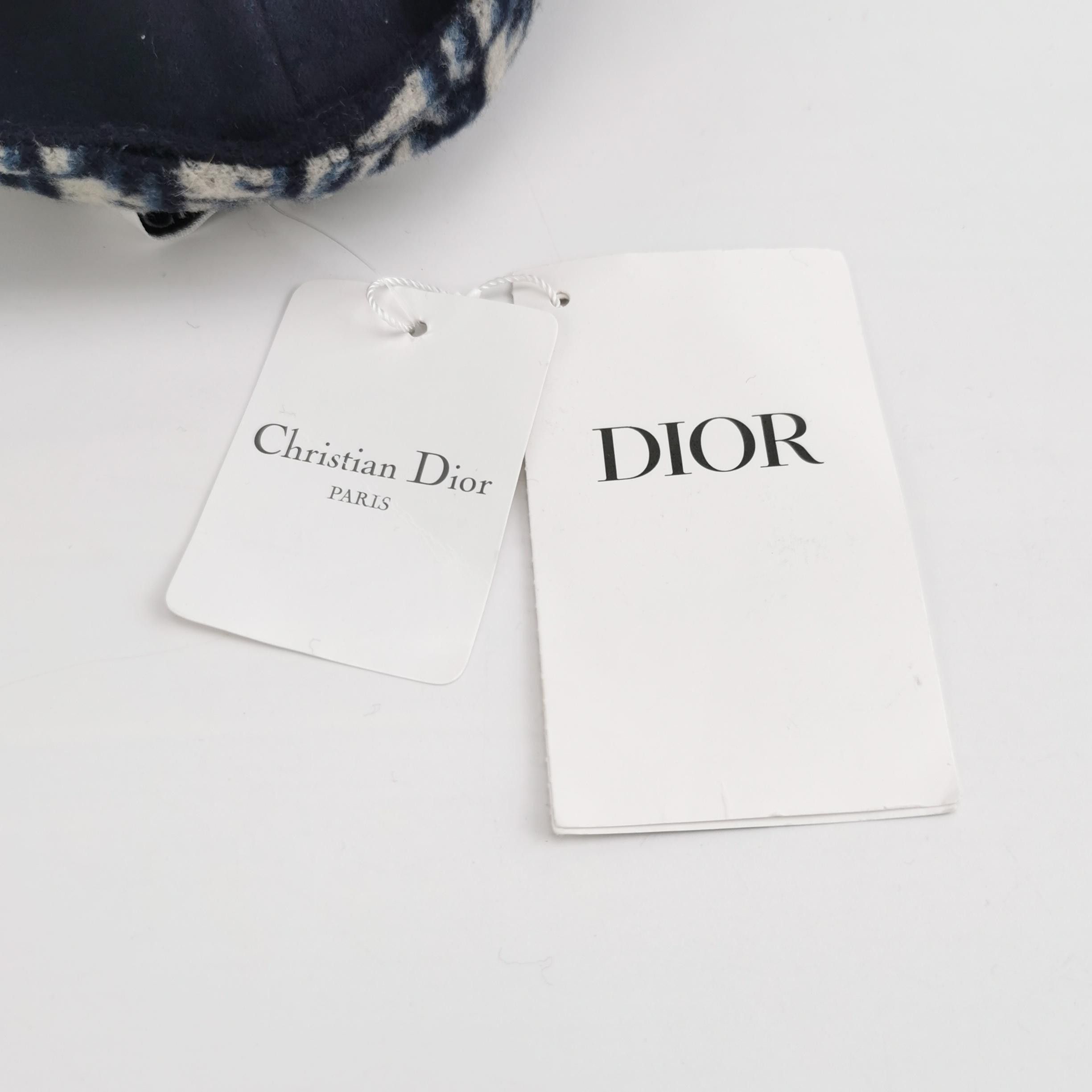 Dior Dior Oblique Wool Blend Cap Size 56 Size ONE SIZE - 6 Thumbnail