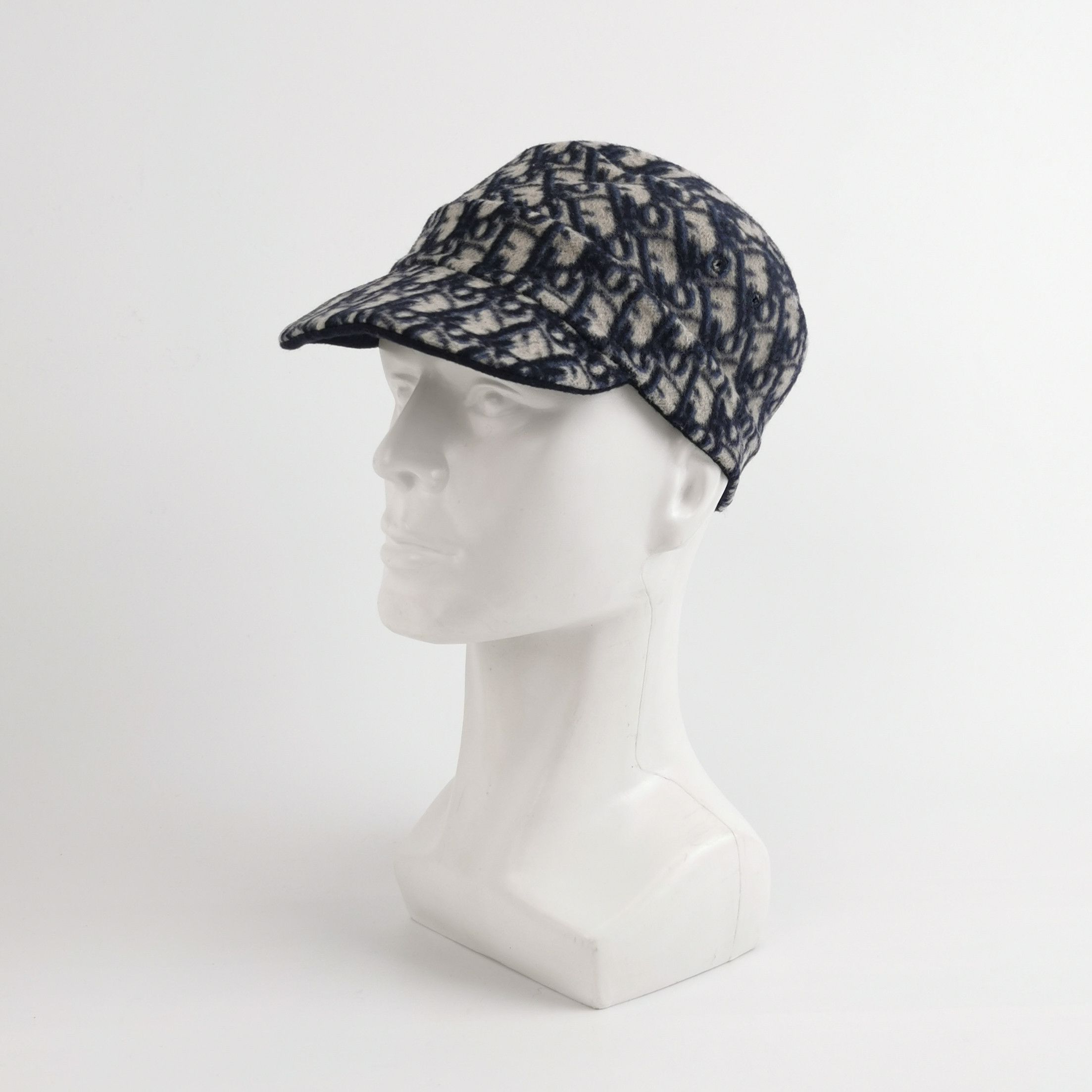 Dior Dior Oblique Wool Blend Cap Size 56 Size ONE SIZE - 2 Thumbnail