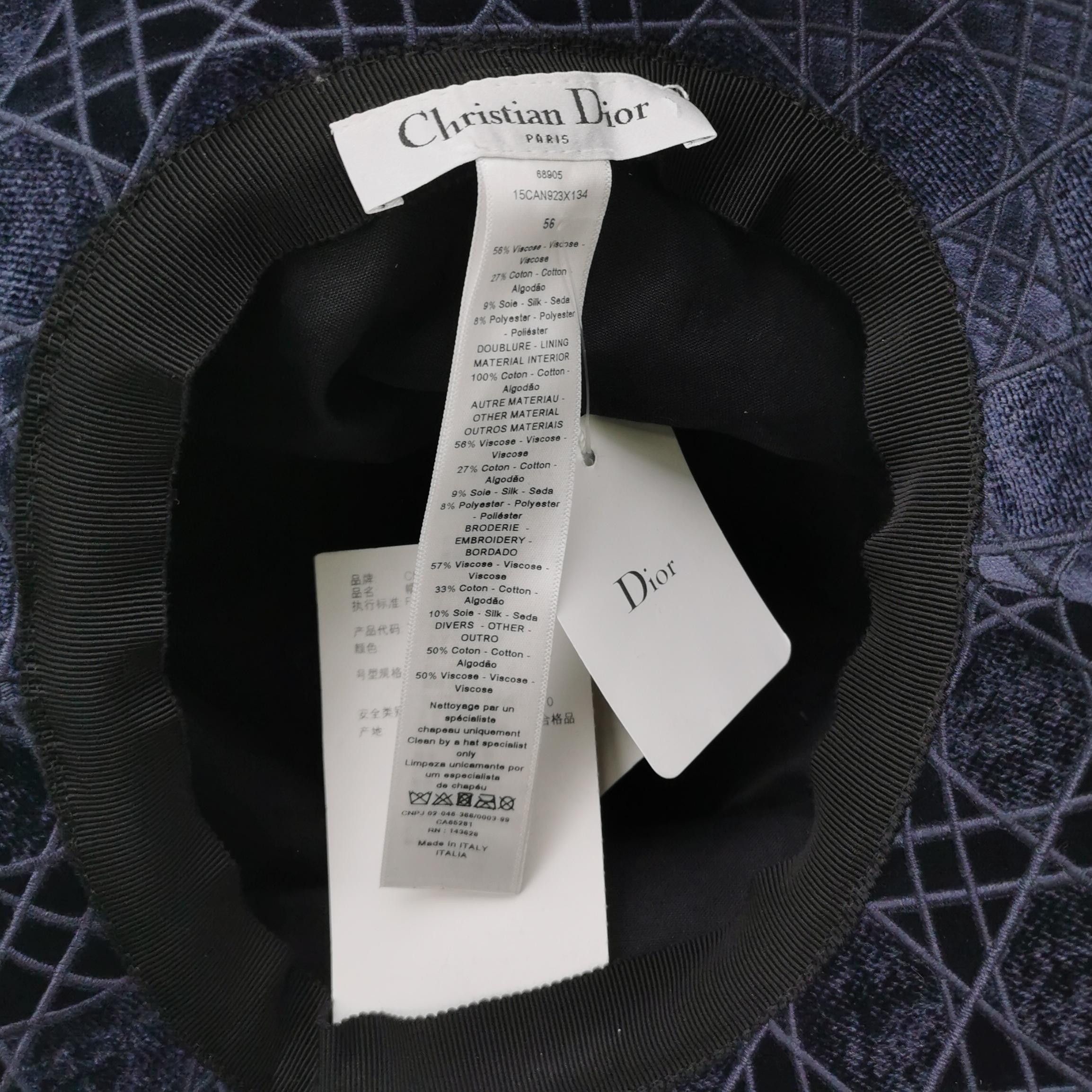 Dior Dior Cannage Logo Bucket Hat Size 56 Size ONE SIZE - 5 Thumbnail