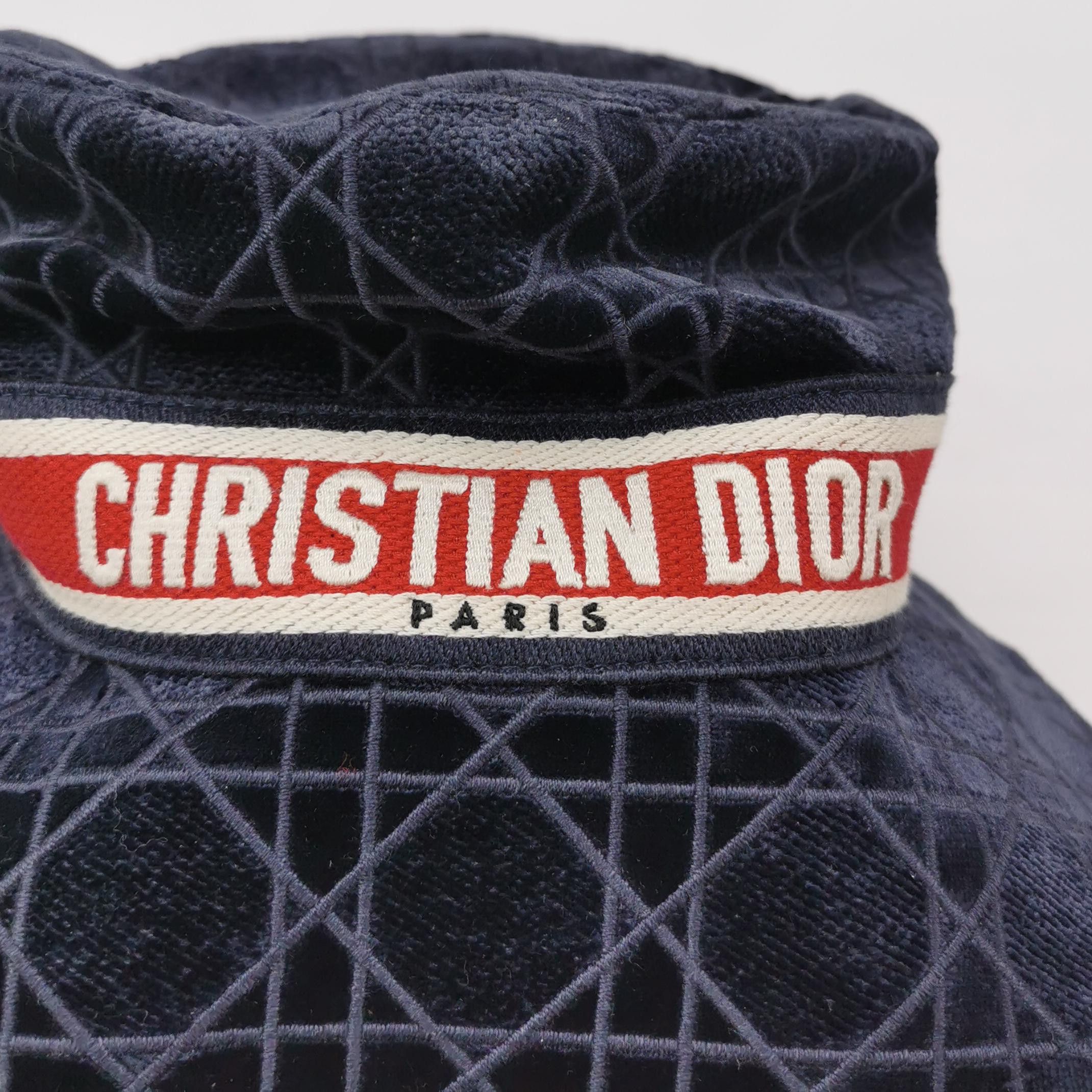 Dior Dior Cannage Logo Bucket Hat Size 56 Size ONE SIZE - 4 Thumbnail