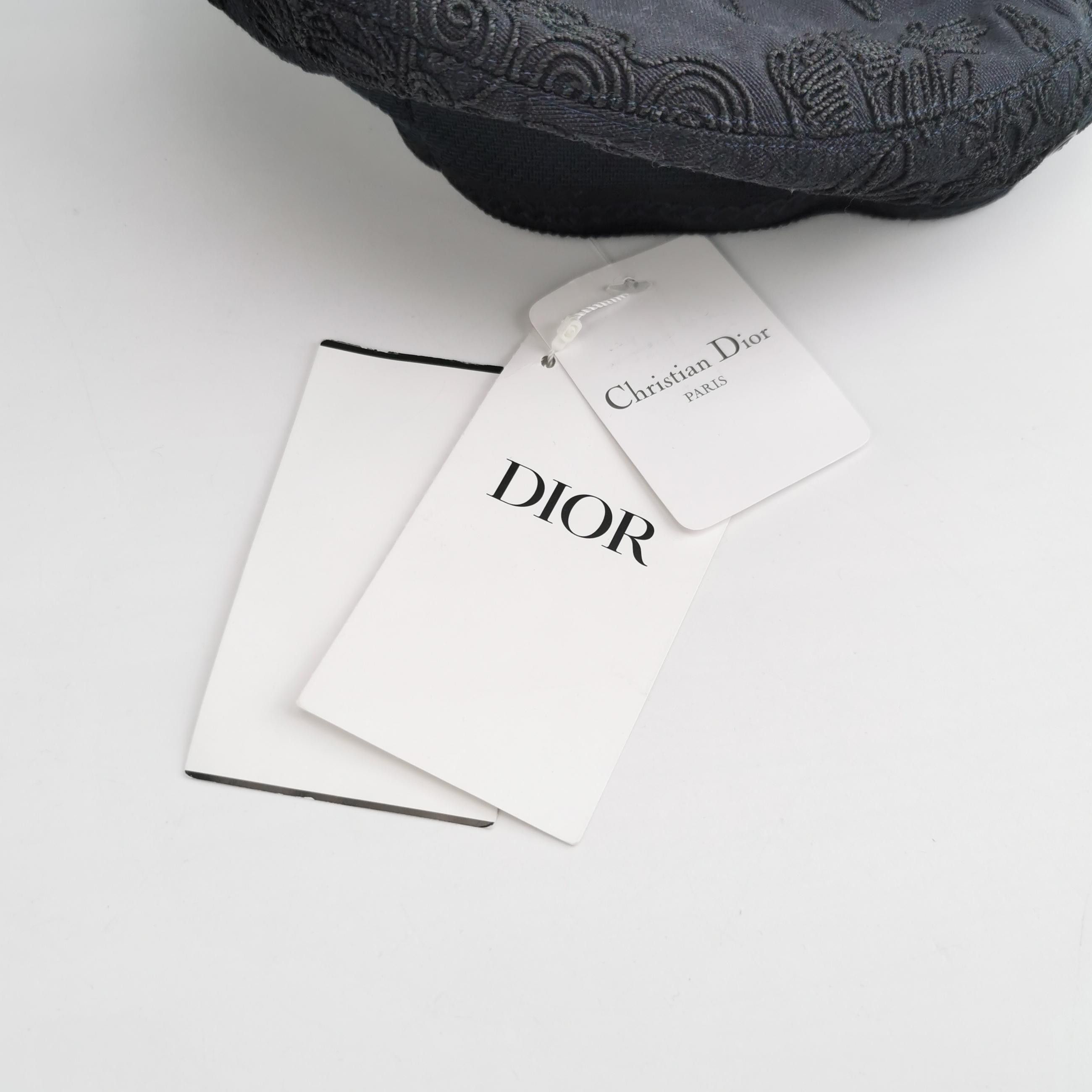 Dior Dior Embroidered Travel Hat Size 57 Size ONE SIZE - 6 Thumbnail