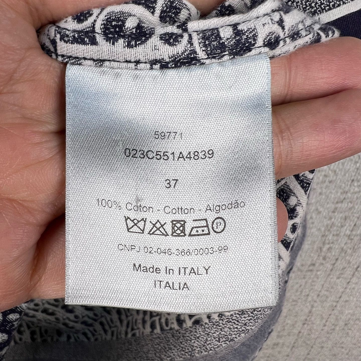 Dior Dior Oblique Shirt Size S Size US S / EU 44-46 / 1 - 4 Thumbnail