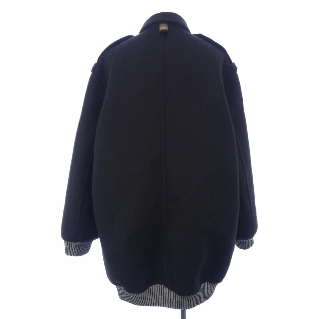 Louis Vuitton Louis Vuitton Louis Vuitton Cashmere Blend Coat Textile Outerwear FLCO04NUV DUTY FREE for USA Size ONE SIZE - 2 Thumbnail