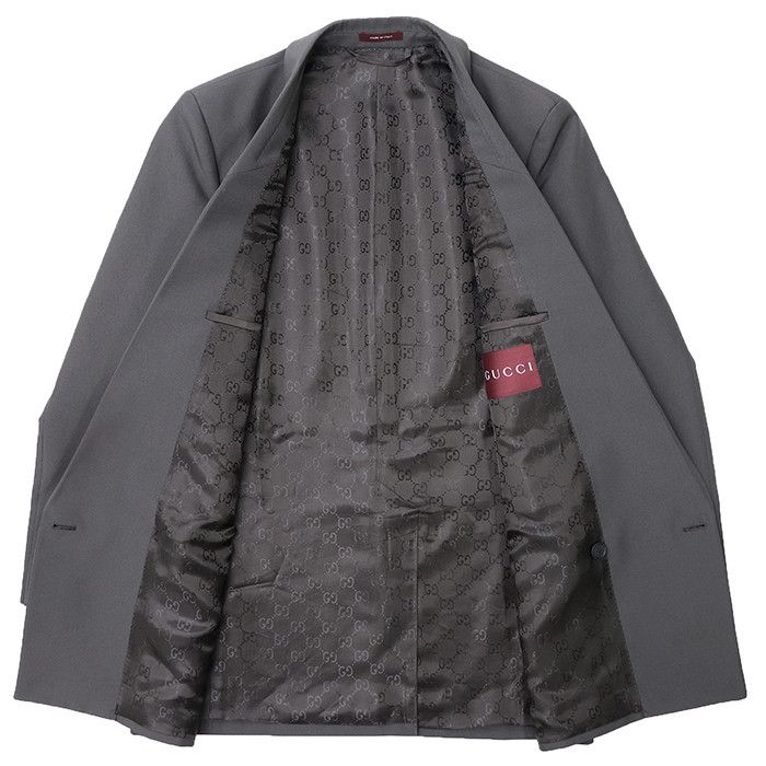 Gucci Gucci Gucci Embroidered Wool Gabardine Suit Plastic / Synthetic Suits DUTY FREE for USA Size ONE SIZE - 7 Thumbnail