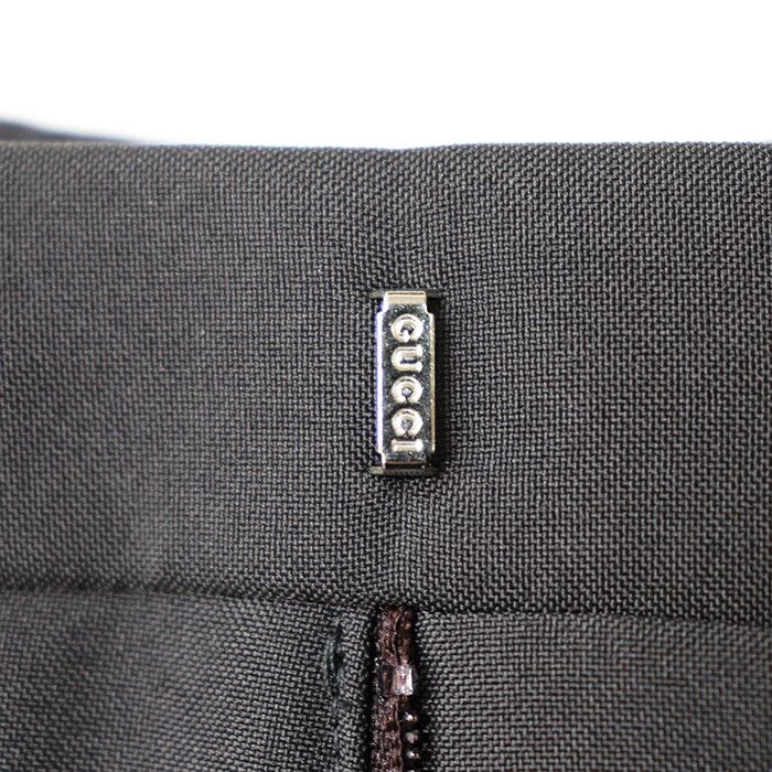 Gucci Gucci Gucci Embroidered Wool Gabardine Suit Plastic / Synthetic Suits DUTY FREE for USA Size ONE SIZE - 13 Thumbnail