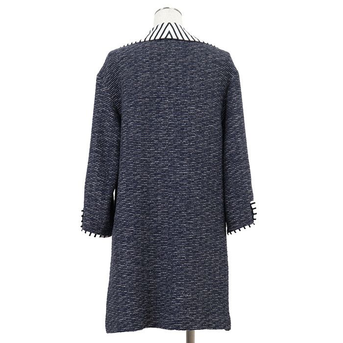 Chanel Chanel Chanel Tweed Coat Textile Outerwear P56027 DUTY FREE for USA Size ONE SIZE - 6 Thumbnail