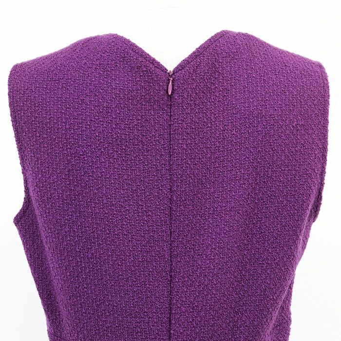 Chanel Chanel Chanel Wool Tweed Dress Set Textile Suits P05827 DUTY FREE for USA Size ONE SIZE - 14 Thumbnail