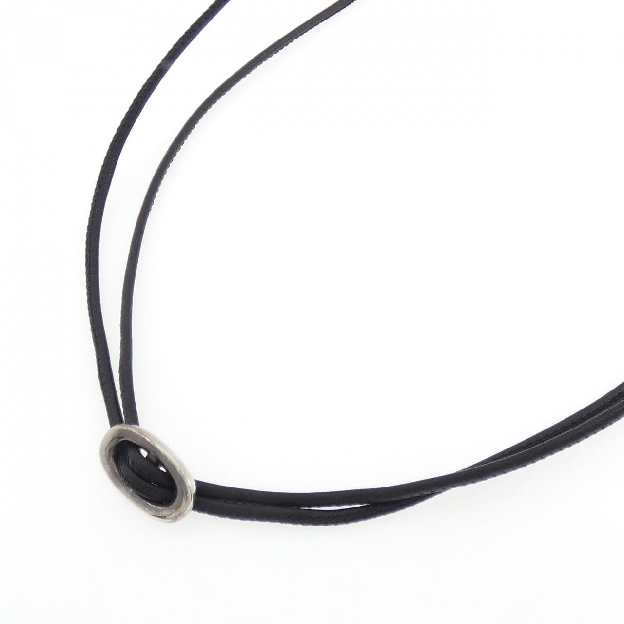 Hermes Hermes Hermes 925 Silver Necklace Precious Metal Necklace DUTY FREE for USA Size ONE SIZE - 2 Thumbnail