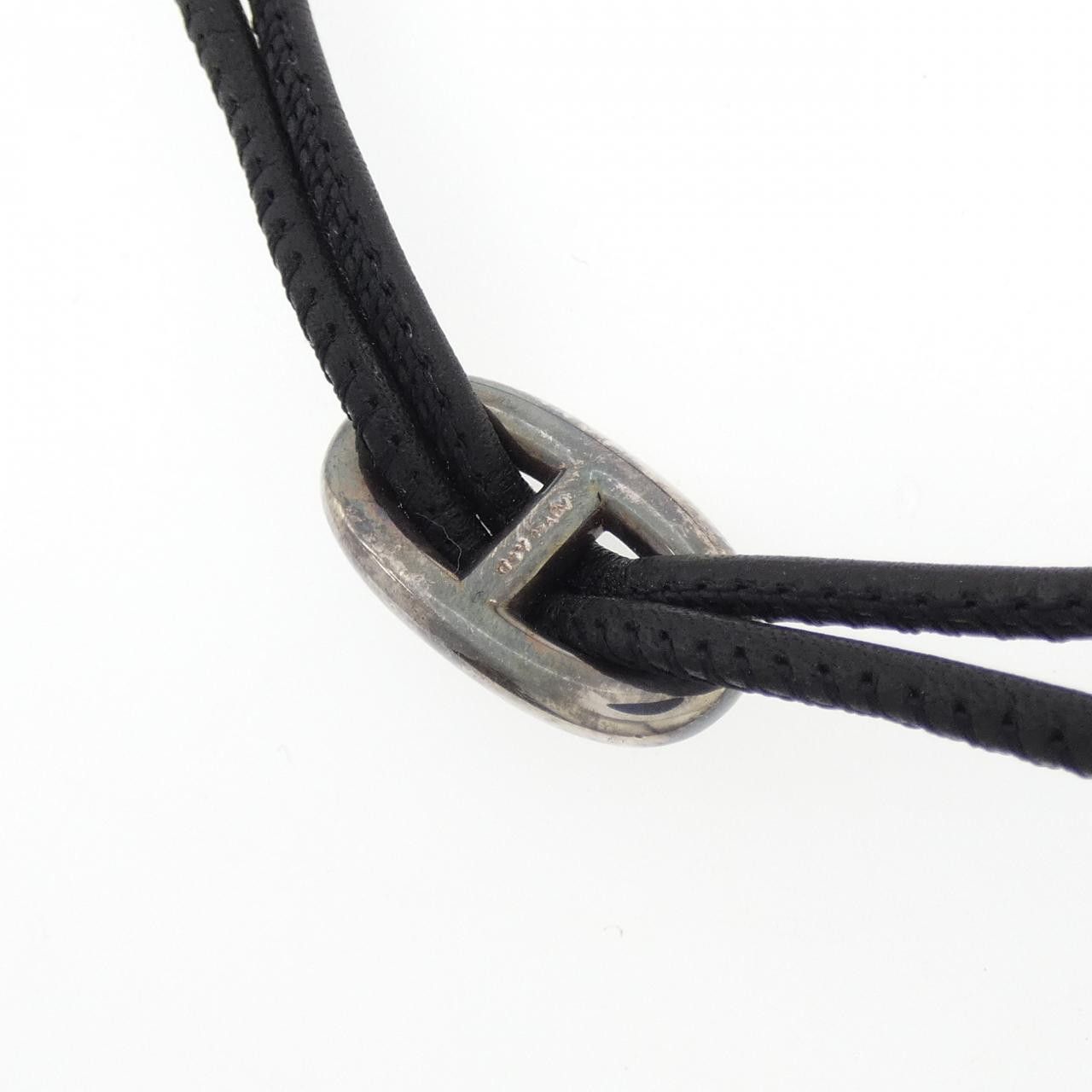 Hermes Hermes Hermes 925 Silver Necklace Precious Metal Necklace DUTY FREE for USA Size ONE SIZE - 4 Thumbnail
