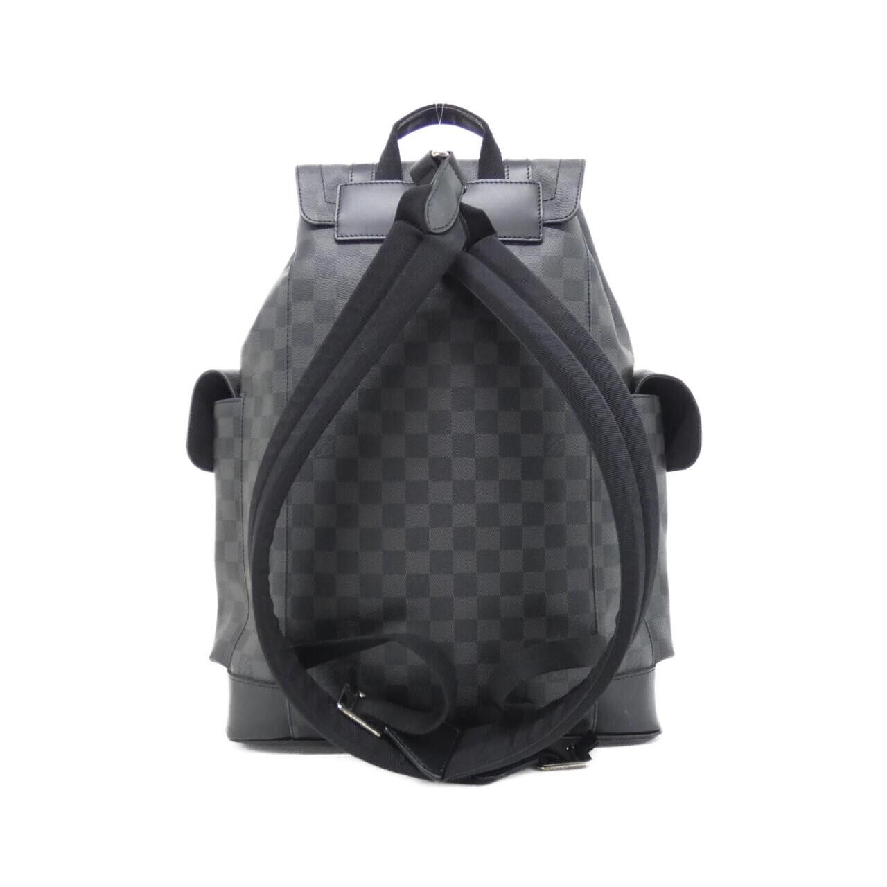 Louis Vuitton Louis Vuitton Louis Vuitton Christopher Damier Graphite Backpack Textile Backpack N41379 DUTY FREE for USA Size ONE SIZE - 2 Thumbnail