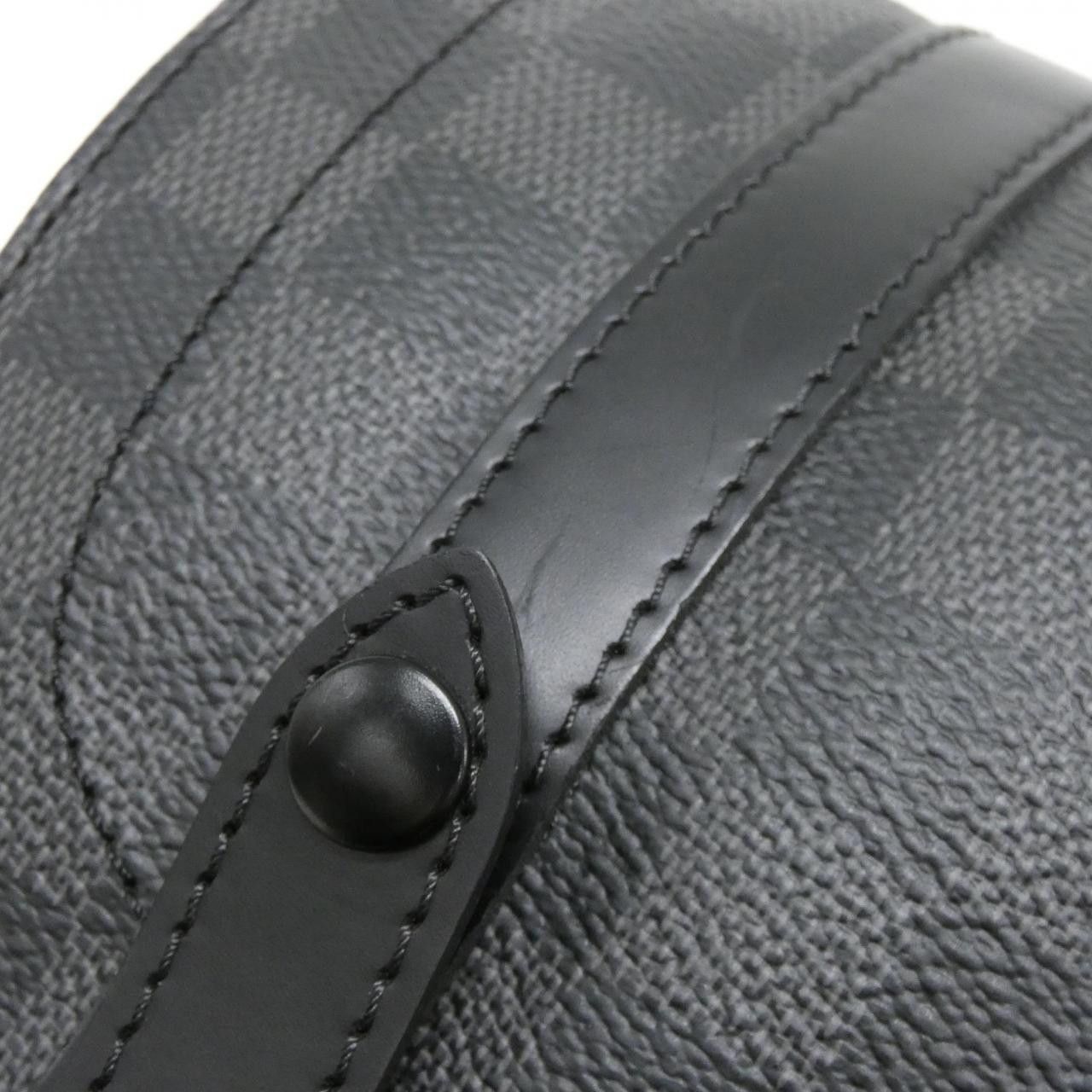 Louis Vuitton Louis Vuitton Louis Vuitton Christopher Damier Graphite Backpack Textile Backpack N41379 DUTY FREE for USA Size ONE SIZE - 4 Thumbnail