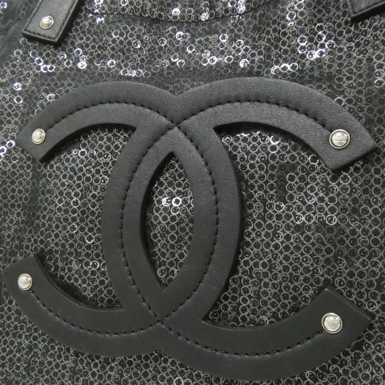 Chanel Chanel Chanel Nylon Mesh Sequin Shoulder Bag Textile Shoulder Bag 46797 DUTY FREE for USA Size ONE SIZE - 5 Thumbnail