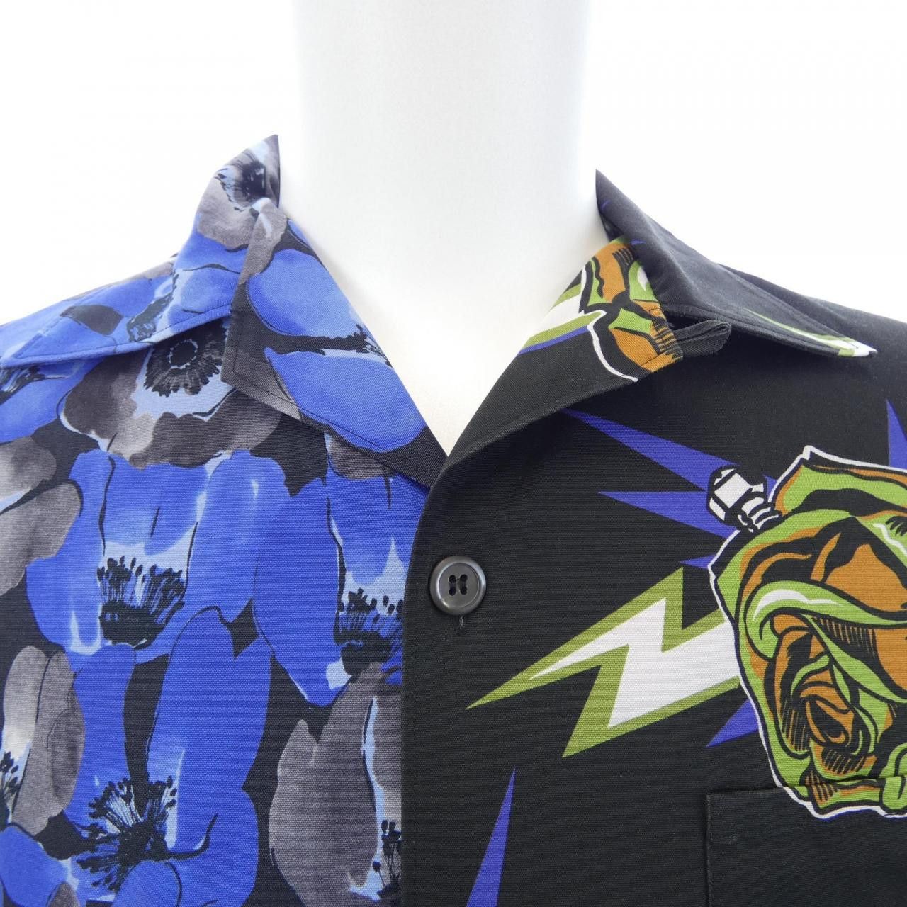 Prada Prada Prada Cotton Short Sleeve Shirt Textile Tops UCS319 S182 1U5W DUTY FREE for USA Size ONE SIZE - 5 Thumbnail