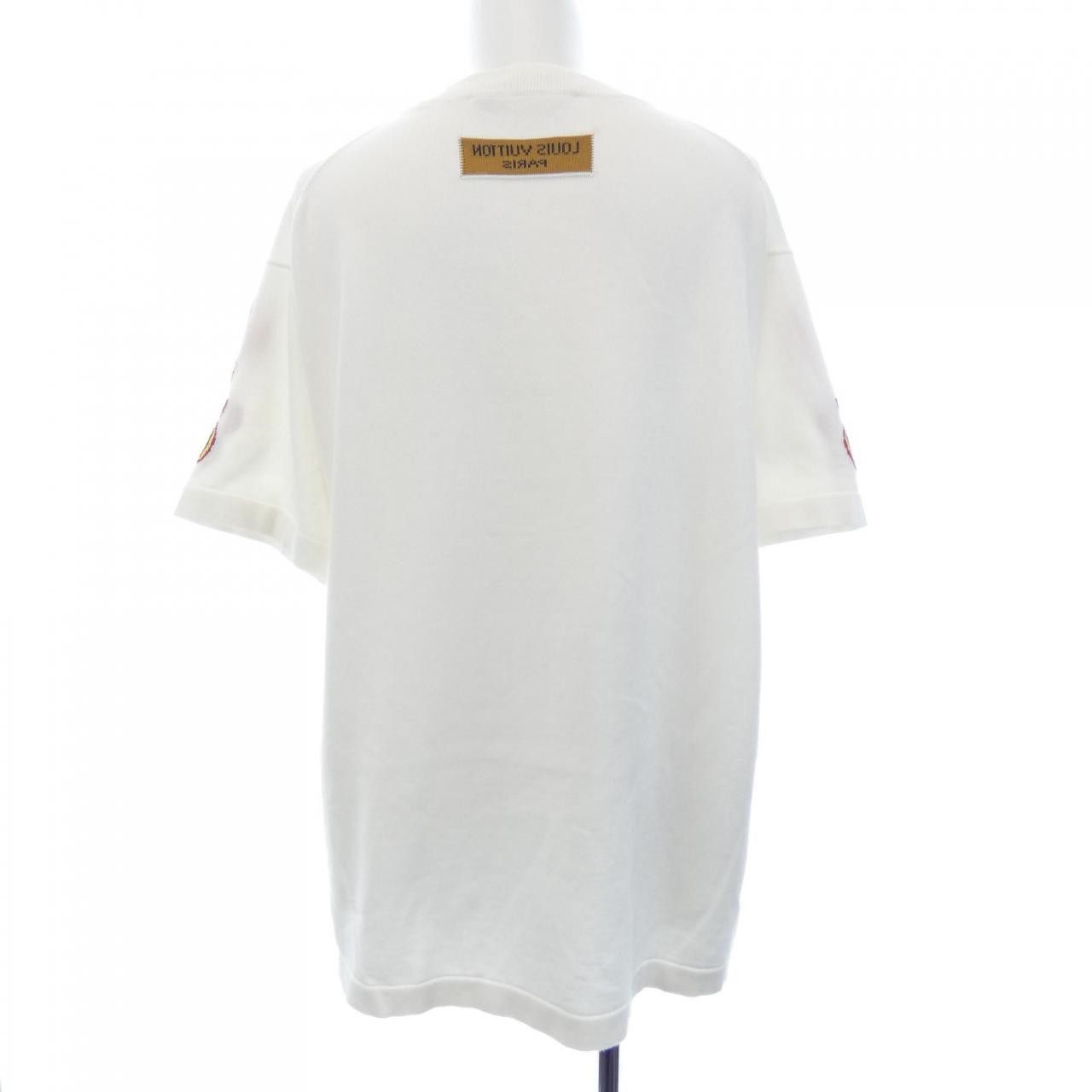 Louis Vuitton Louis Vuitton Louis Vuitton Graphic Short Sleeve Crewneck Cotton T Shirt Textile T-Shirts HON77WHA0 DUTY FREE for USA Size ONE SIZE - 2 Thumbnail