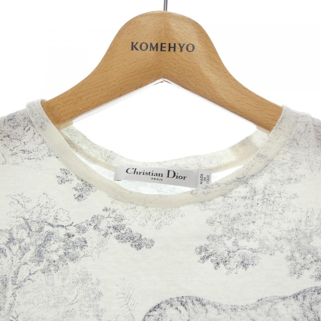 Dior Dior Christian Dior Toile de Jouy Cotton T Shirt Textile T-Shirts 913T03JA428 DUTY FREE for USA Size ONE SIZE - 5 Thumbnail