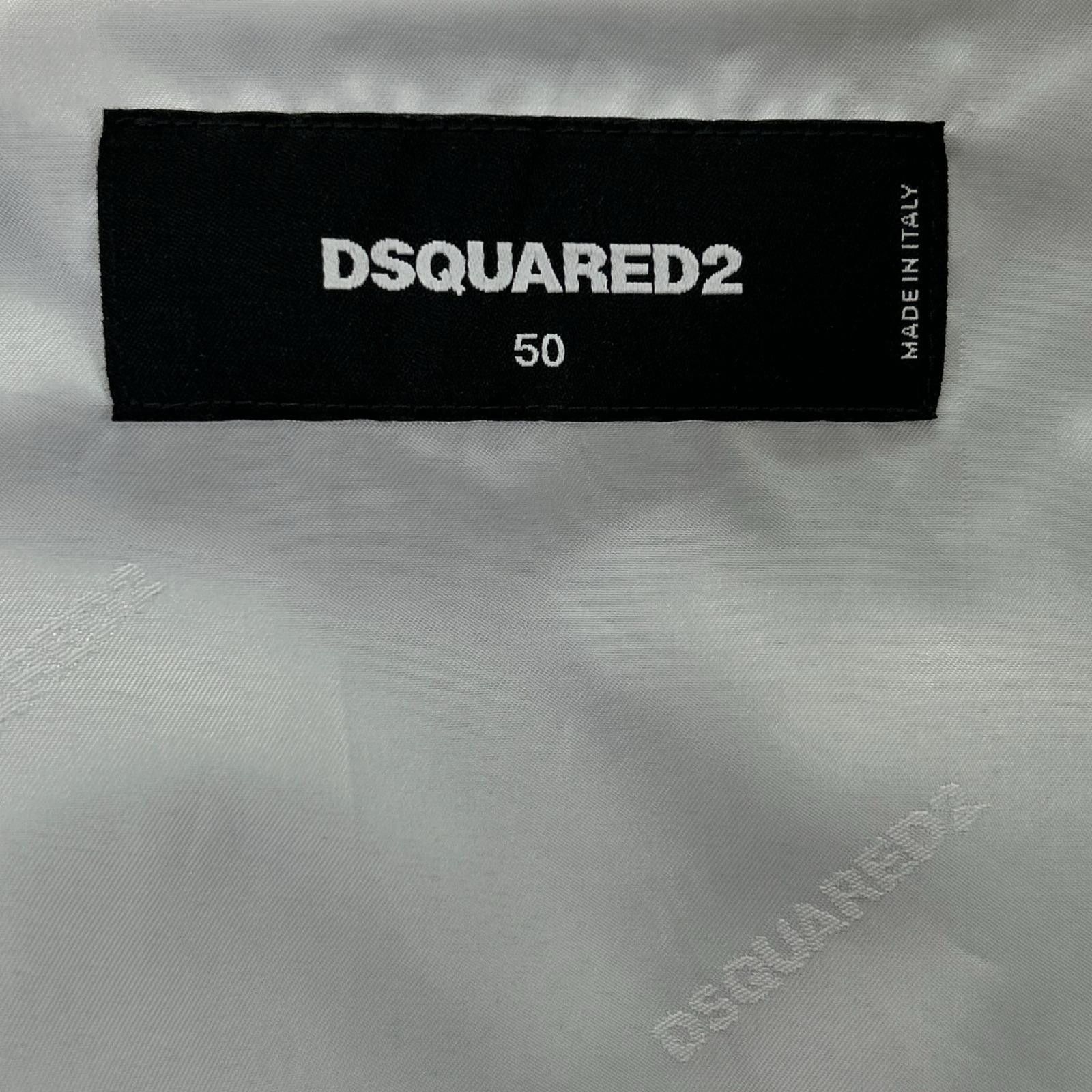 Dsquared2 Dsquared2 DSQUARED2 Stadium Trench Cotton Coat Textile Outerwear S74AA0286 DUTY FREE for USA Size ONE SIZE - 5 Thumbnail